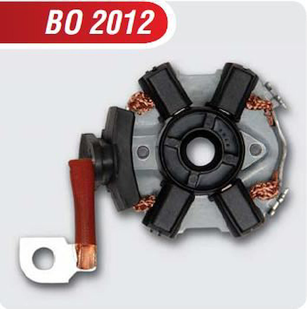 BO2012 12V KÖMÜR YUVASI  FORD V 347 VW LT 35 6×18X12,7/14,2 BOSH TİPİ SAAT YÖNÜ TERSİ