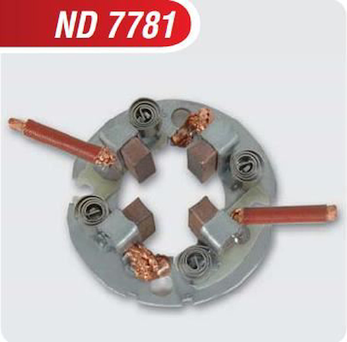 ND7781 12V KÖMÜR YUVASI  KIA BESTA - CERES - MAZD 8×25X15  NIPPONDENSO TİP