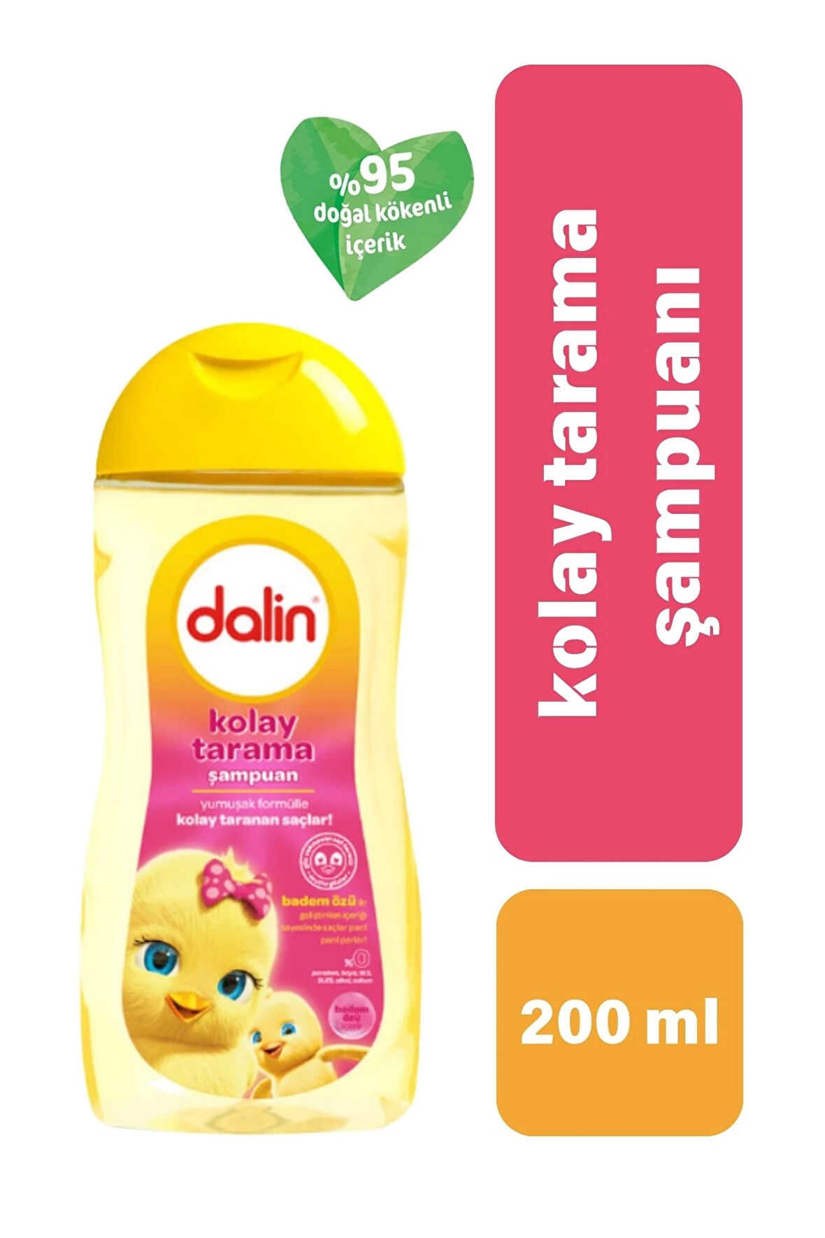 Dalin Kolay Tarama Badem Özlü Bebek Şampuanı 200 ml