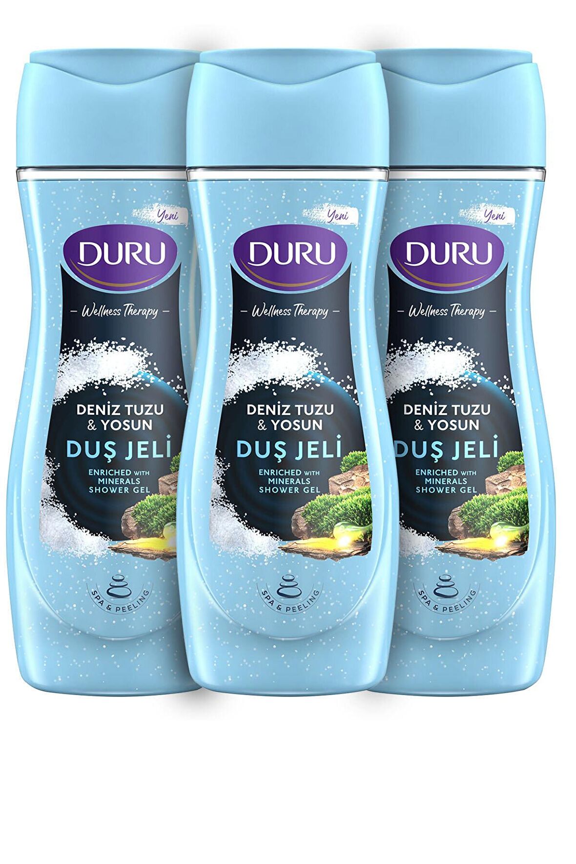 Duru Duş Jeli Deniz Tuzu & Yosun 450ml X 3 Adet