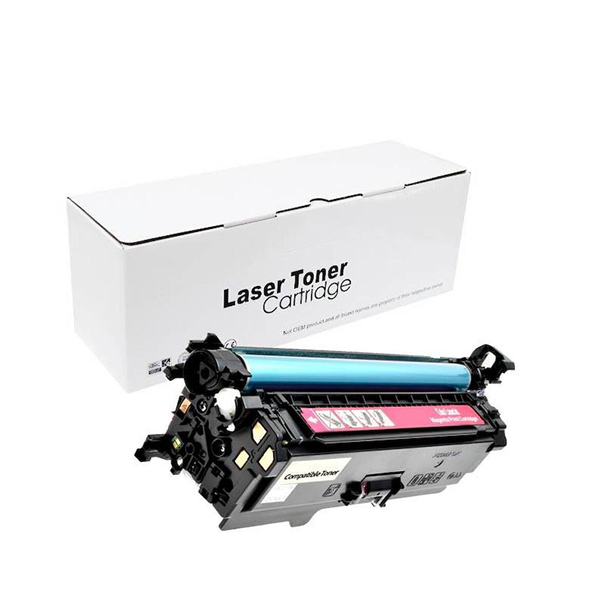 HP 646A-CF033A 12500 Sayfa Kırmızı Muadil Toner-CC421A-CM4540fskm