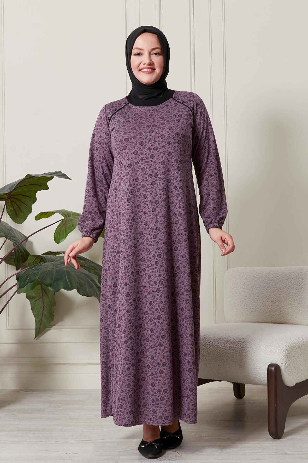 Kadın Büyük Beden Lizi Elbise 