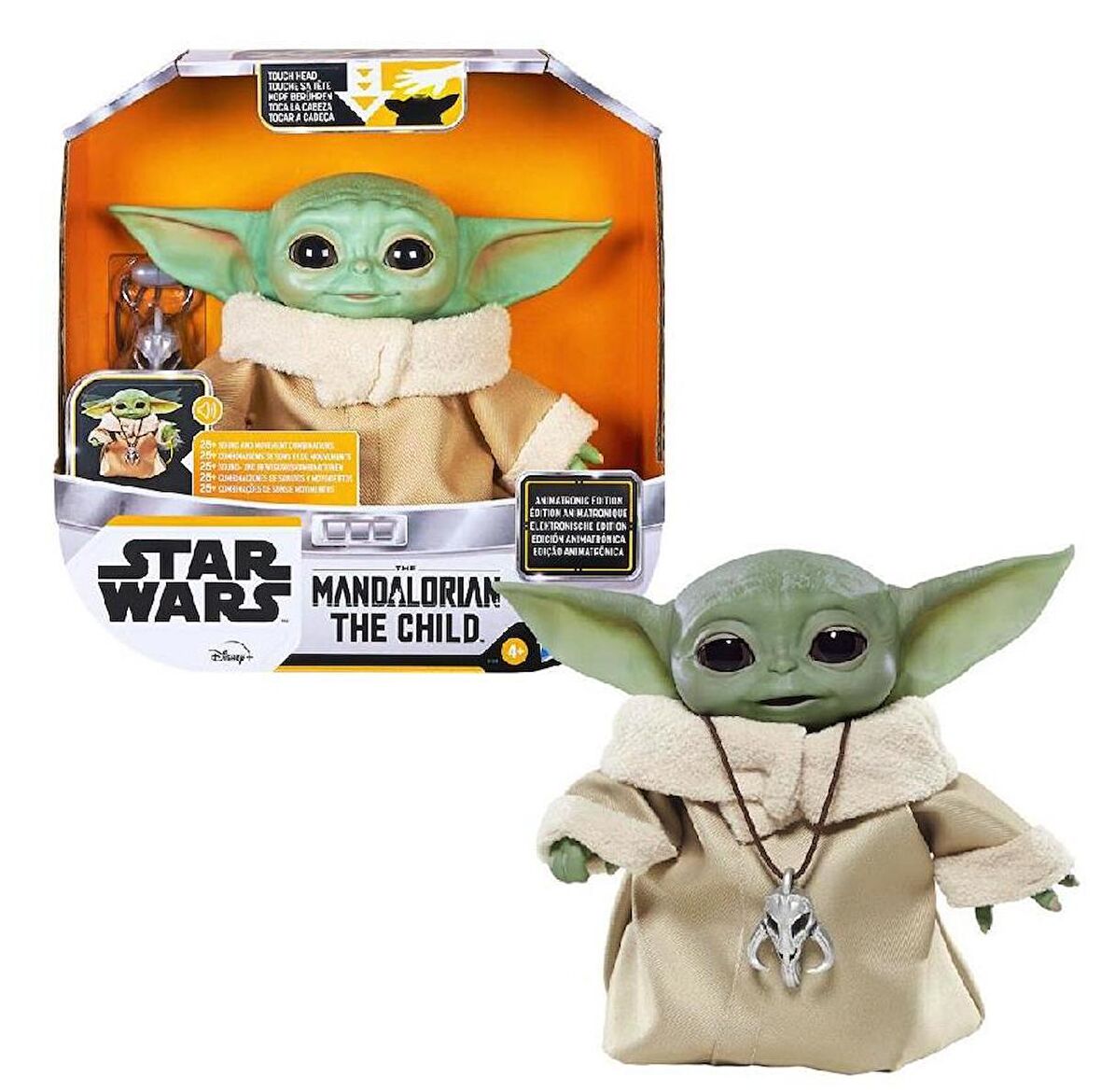 Star Wars YODA Usta The Mandalorian Figürü 25 Ses ve Efekt  Pro