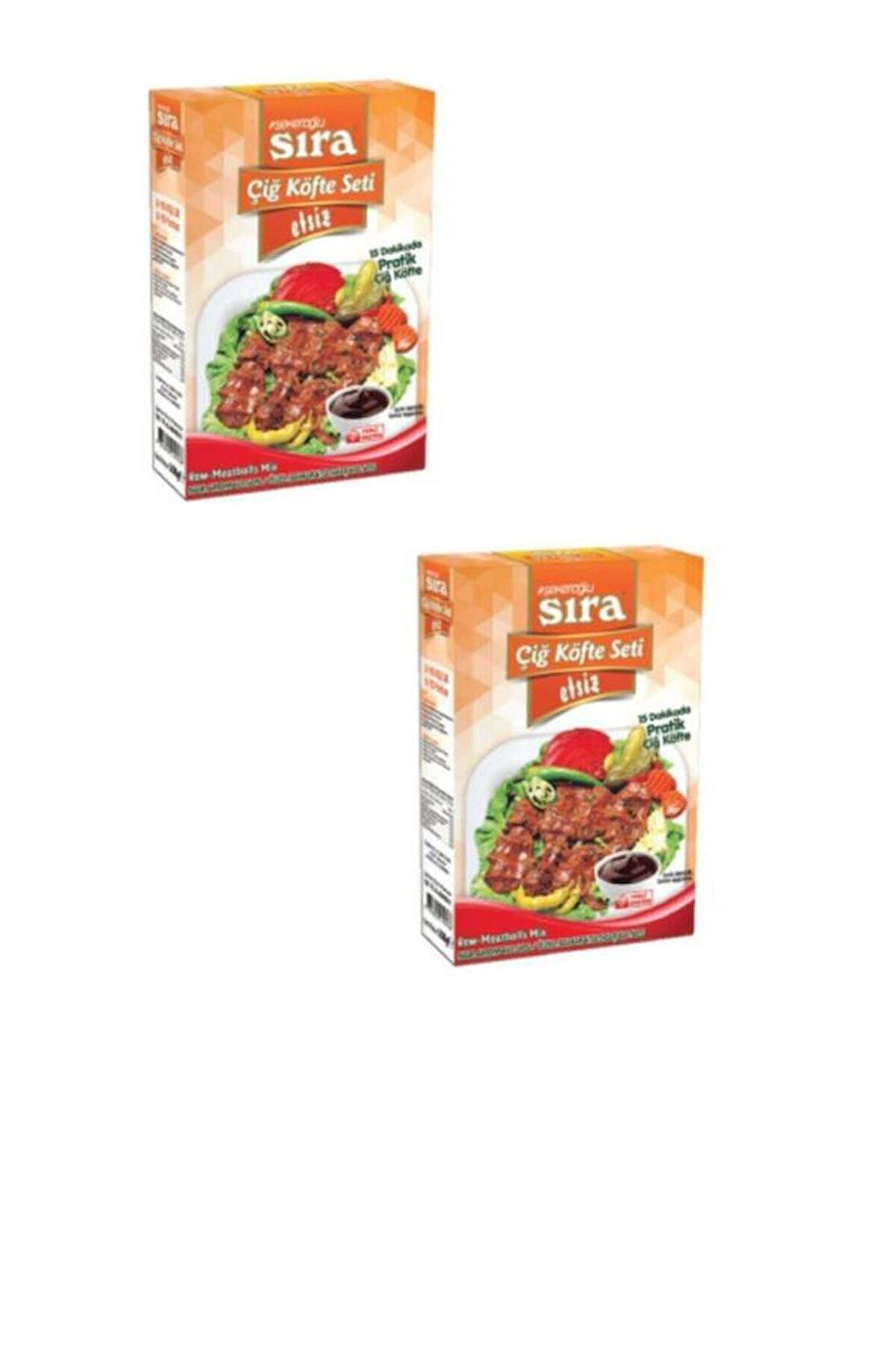 Sıra Etsiz Çiğ Köfte Set 500gr (2 PAKET)