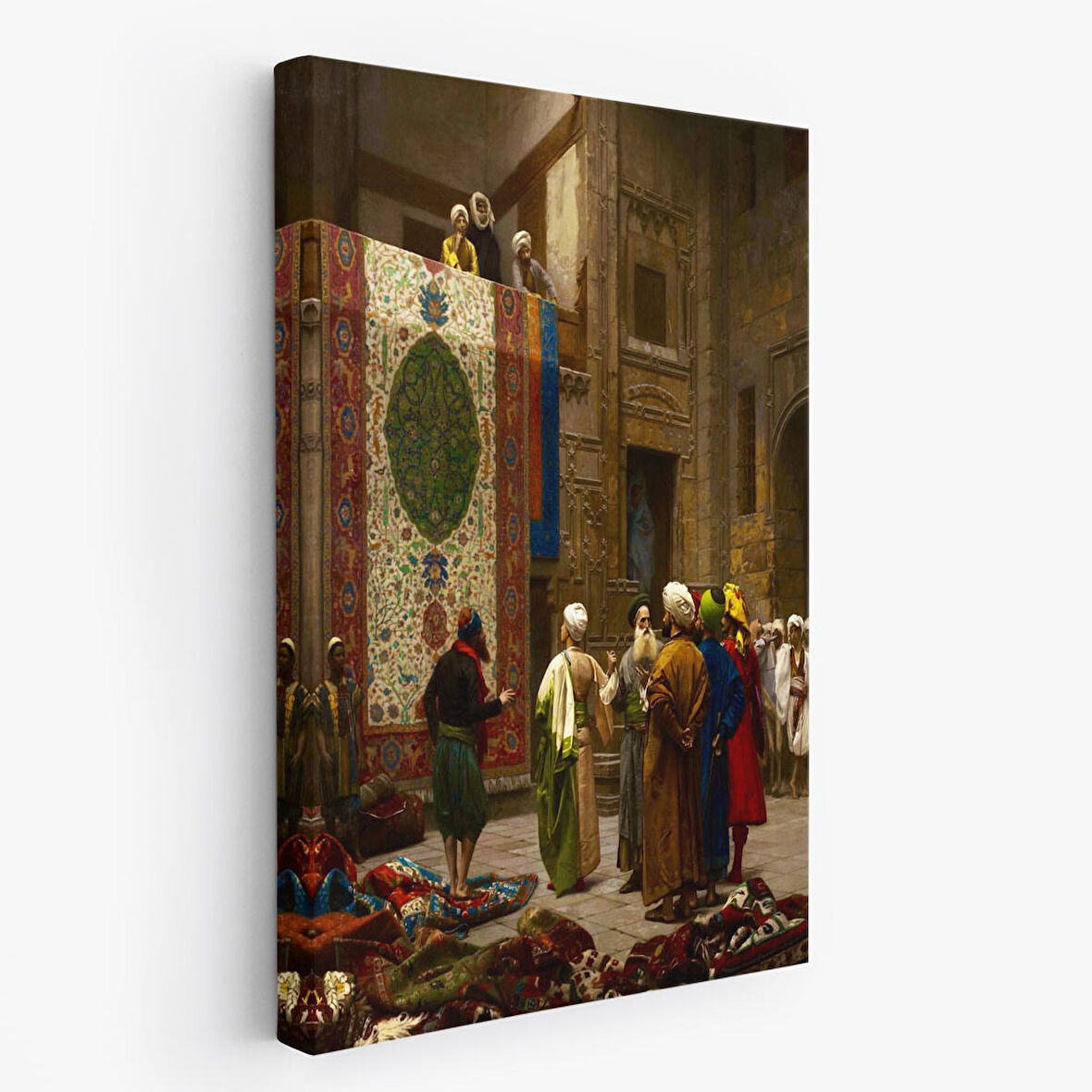 Osman Hamdi Bey'in Halı Tüccarı İsimli Eseri Kanvas Tablo-5123