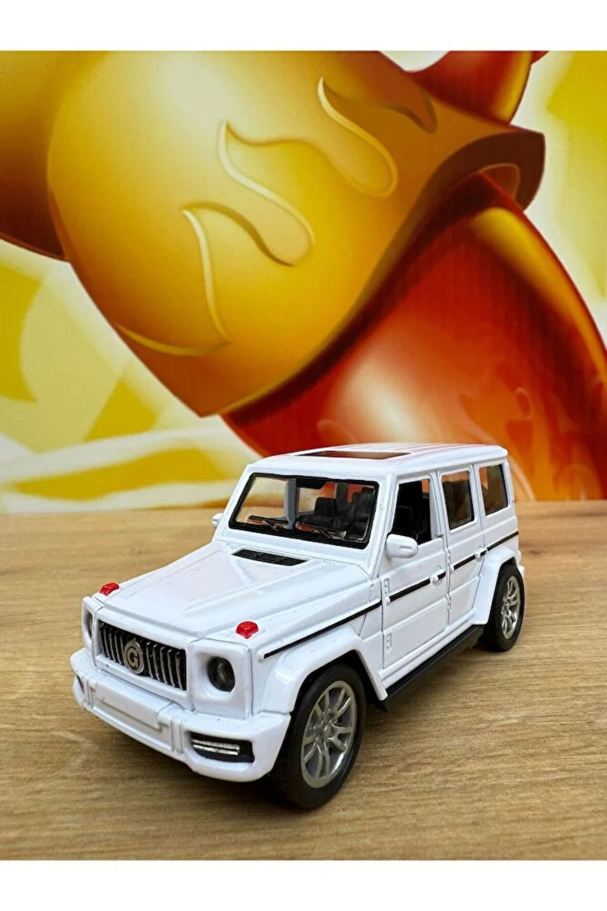 Mercedes-Benz G Class Araba Metal Model Araba Kapılar Açılır Çekbırak Diecast Model Araba G63 12Cm
