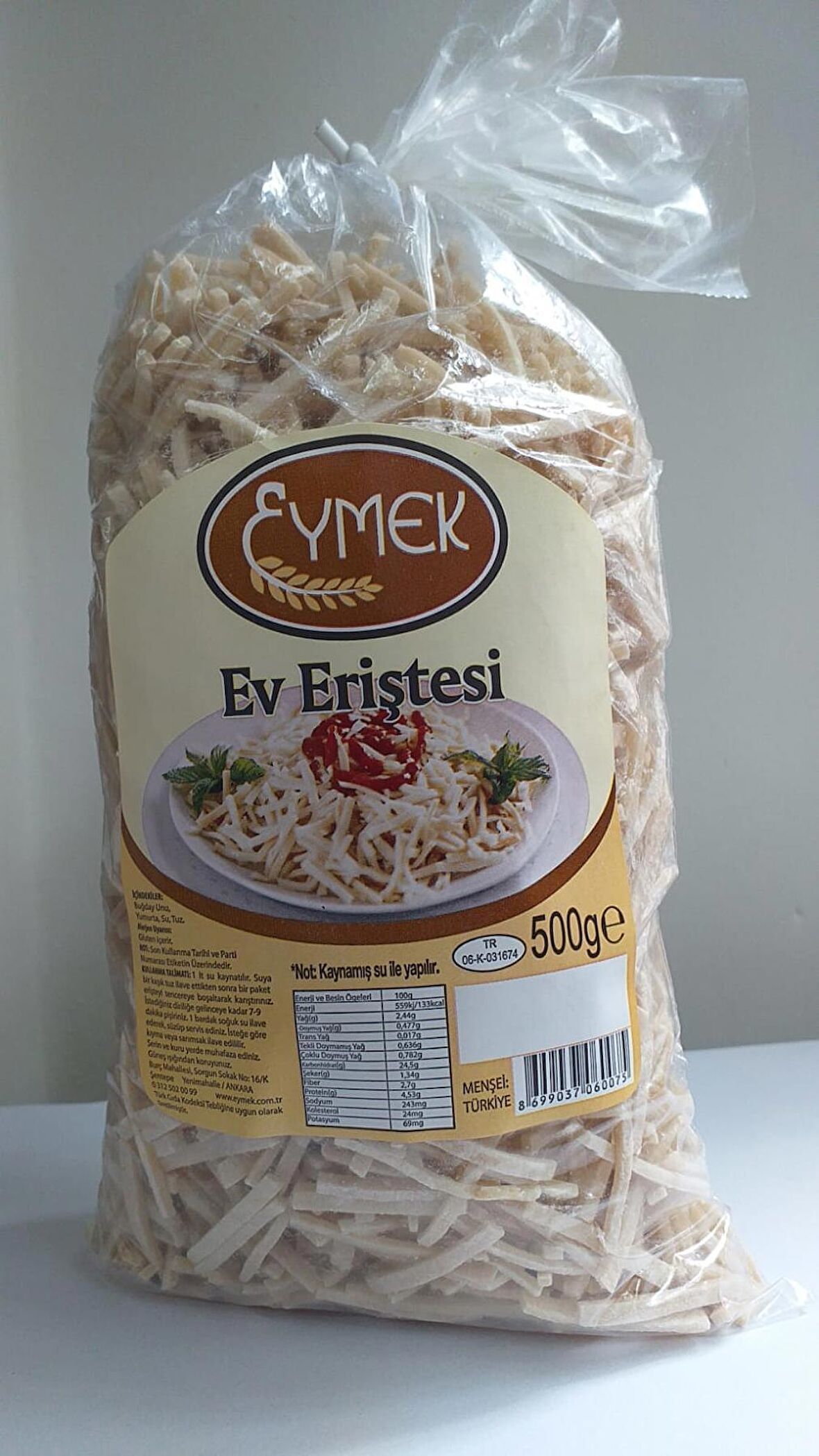 Eymek Ev Eriştesi 500Gr