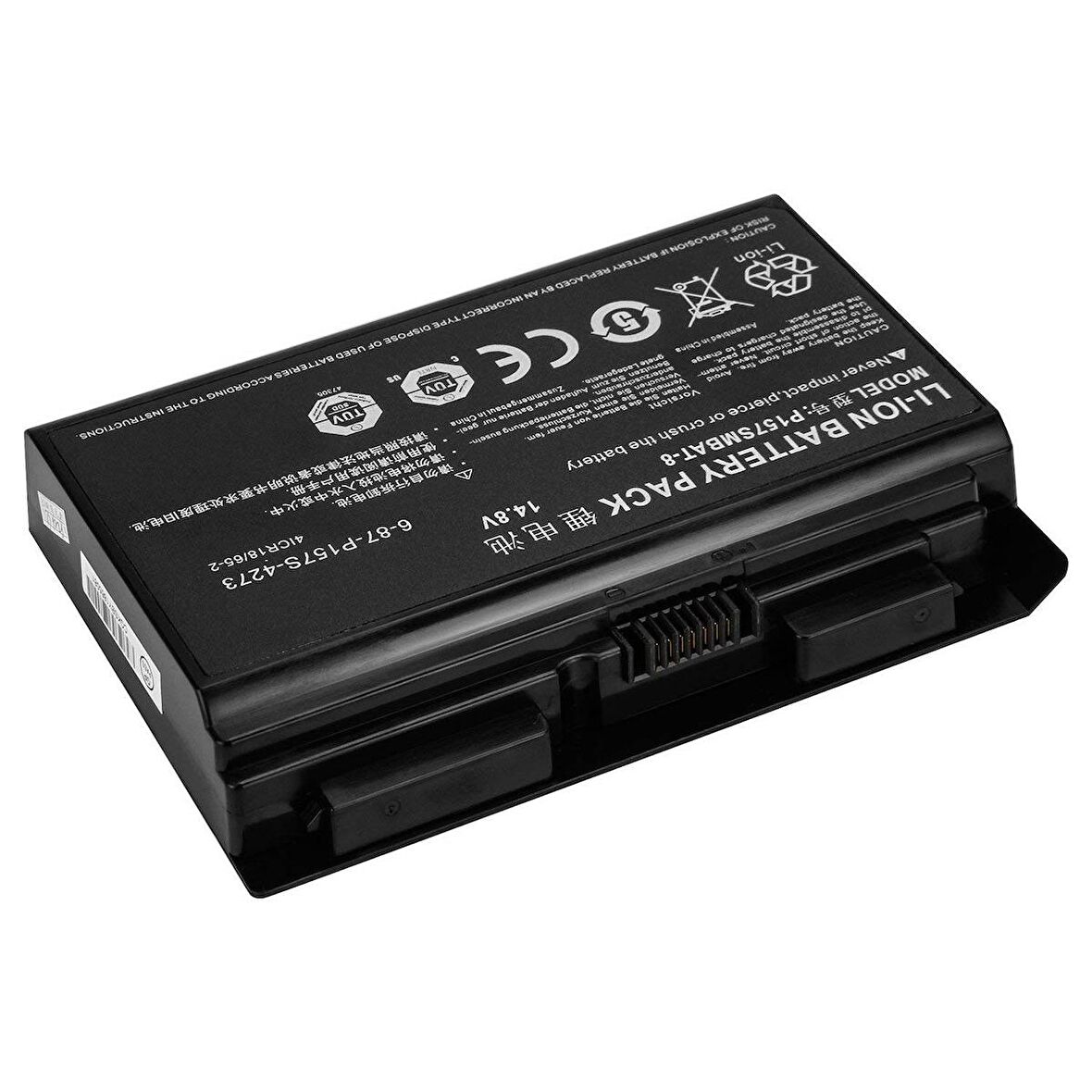 Clevo P157SM-A Notebook Batarya Laptop Pil