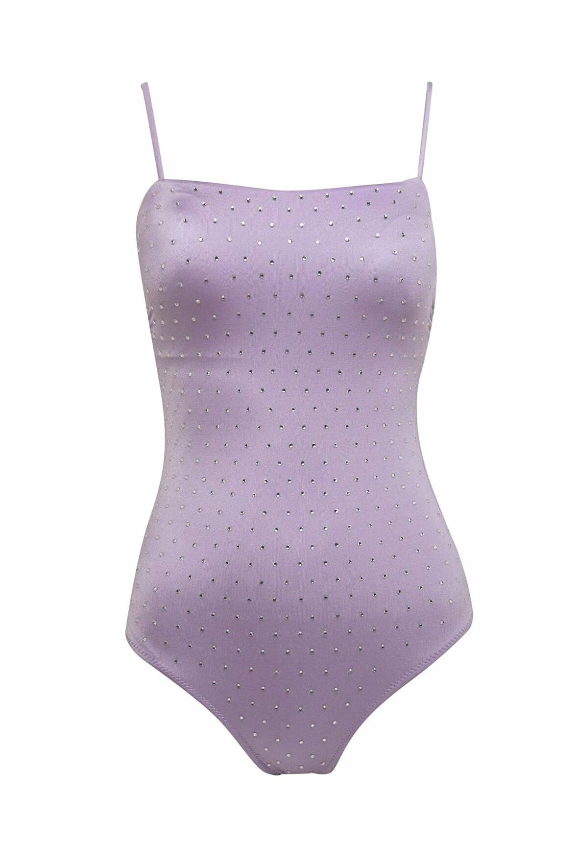 DeFacto Regular Fit İnce Askılı Taşlı Mayo-Fall in Love C4418AX24HSPR33