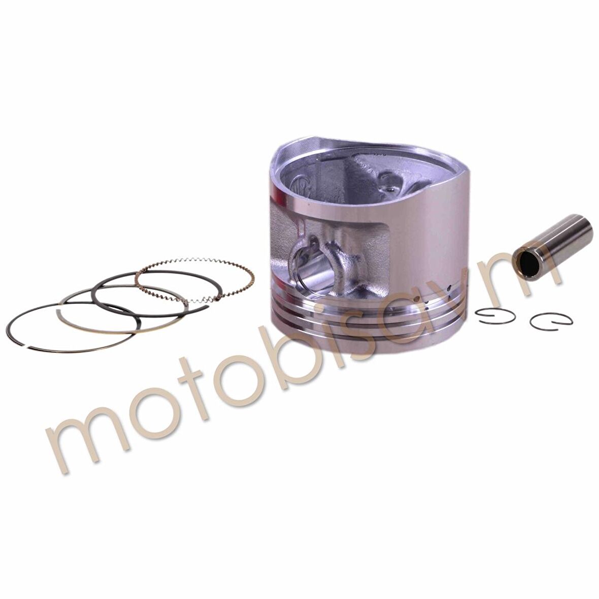 PİSTON - SEGMAN TAKIMI 56.5 mm- 15 Pernolu CG 125