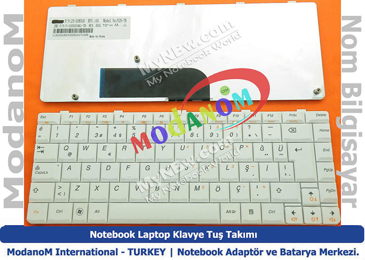 lenovo y650 klavye türkçe beyaz sıfır q