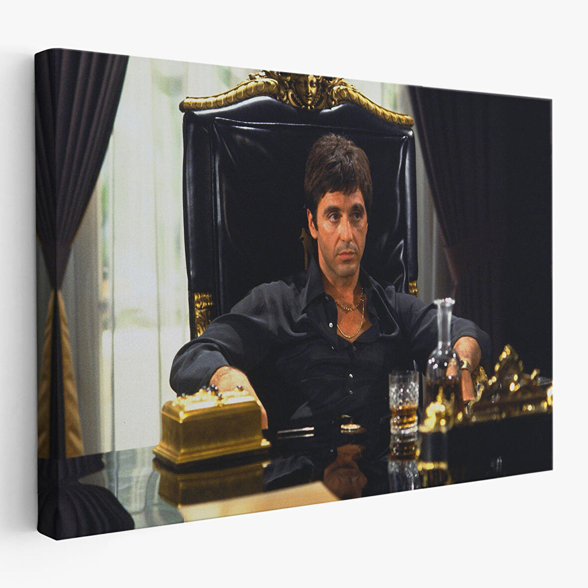 Scarface Alpacino İtalyan Mafya Kanvas Tablo-5137