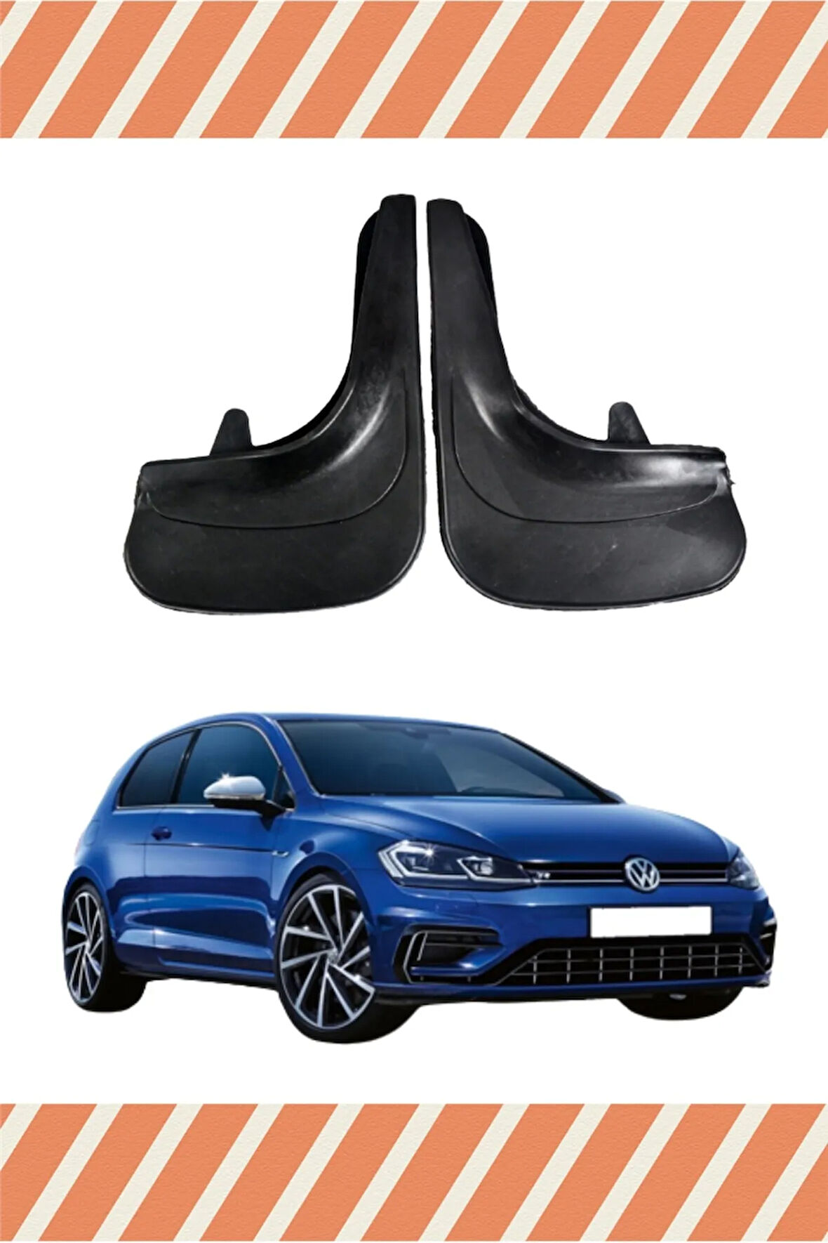 Volkswagen Golf 7 uyumlu 2’li tozluk çamurluk paçalık sağlam ve şık