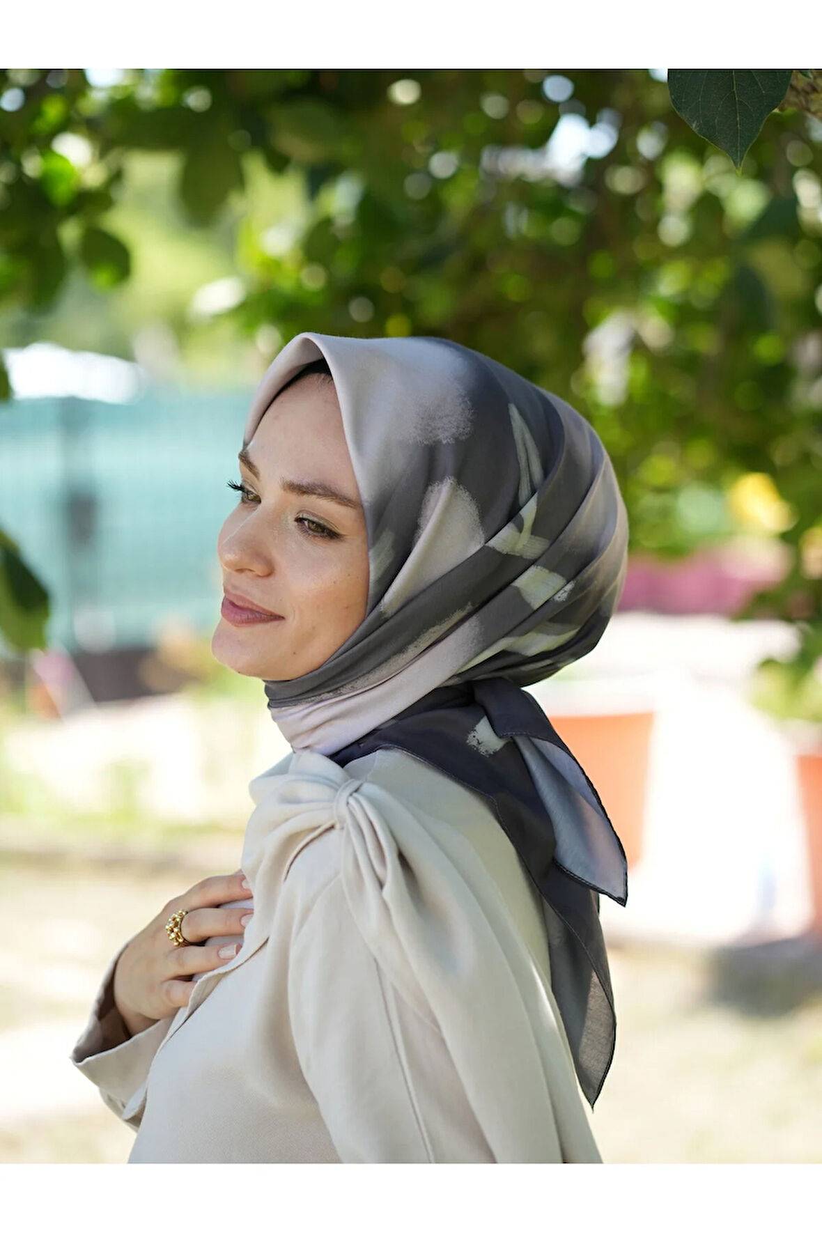 PAMUKLU SOFT EŞARP FRESH ÇİÇEK DESEN EŞARP