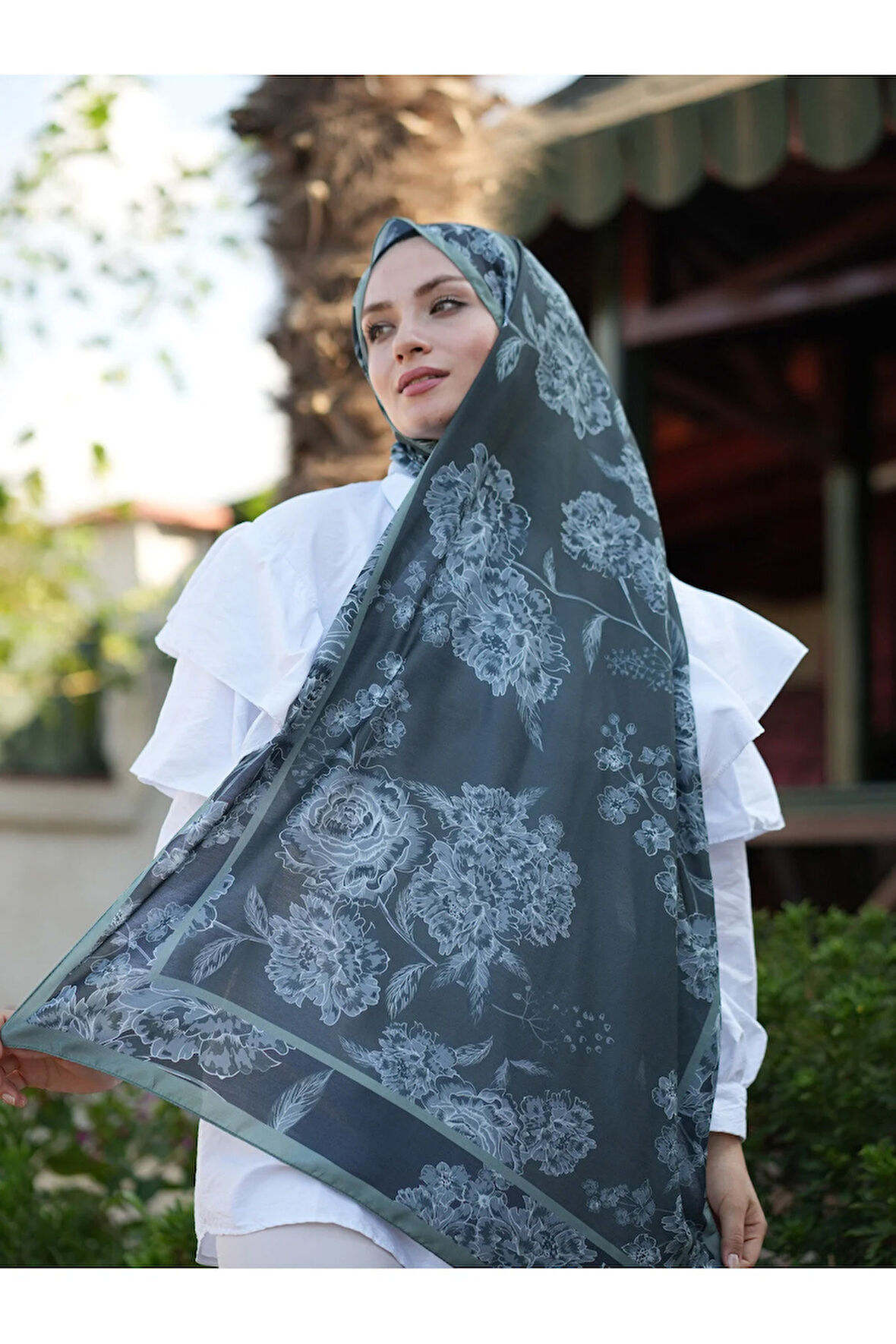 GÜL BAHÇESİ SOFT ŞAL , ÇİÇEK DESEN ŞAL