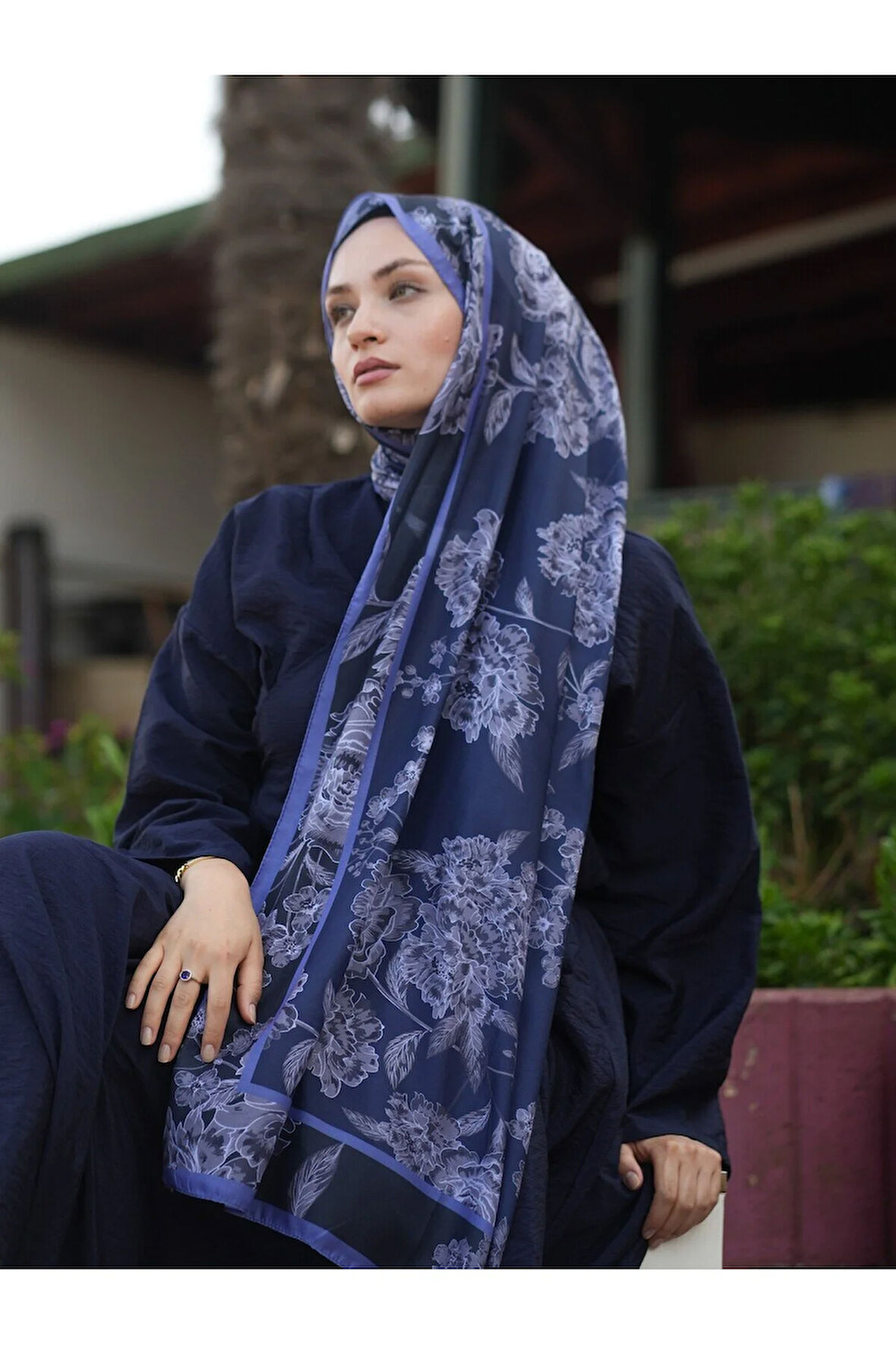 GÜL BAHÇESİ SOFT ŞAL , ÇİÇEK DESEN ŞAL