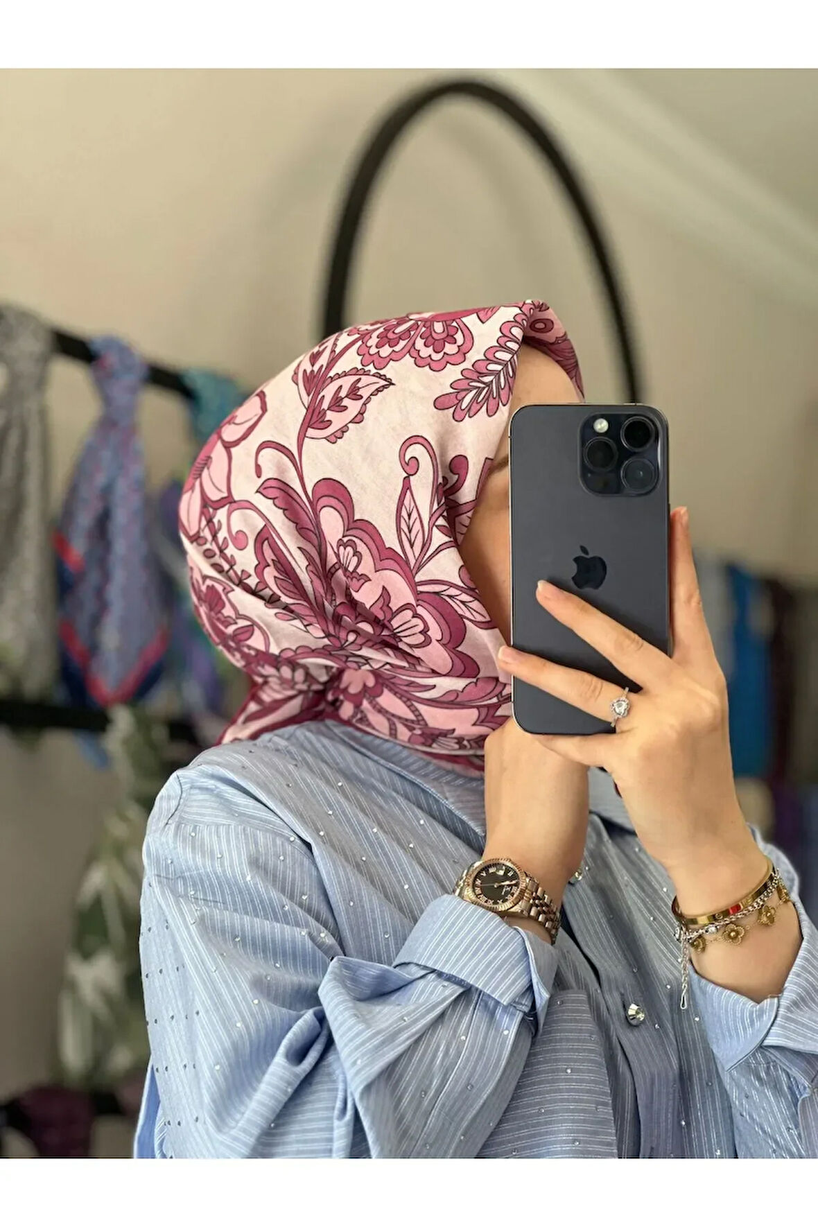 OSMANLI ÇİÇEĞİ SOFT EŞARP