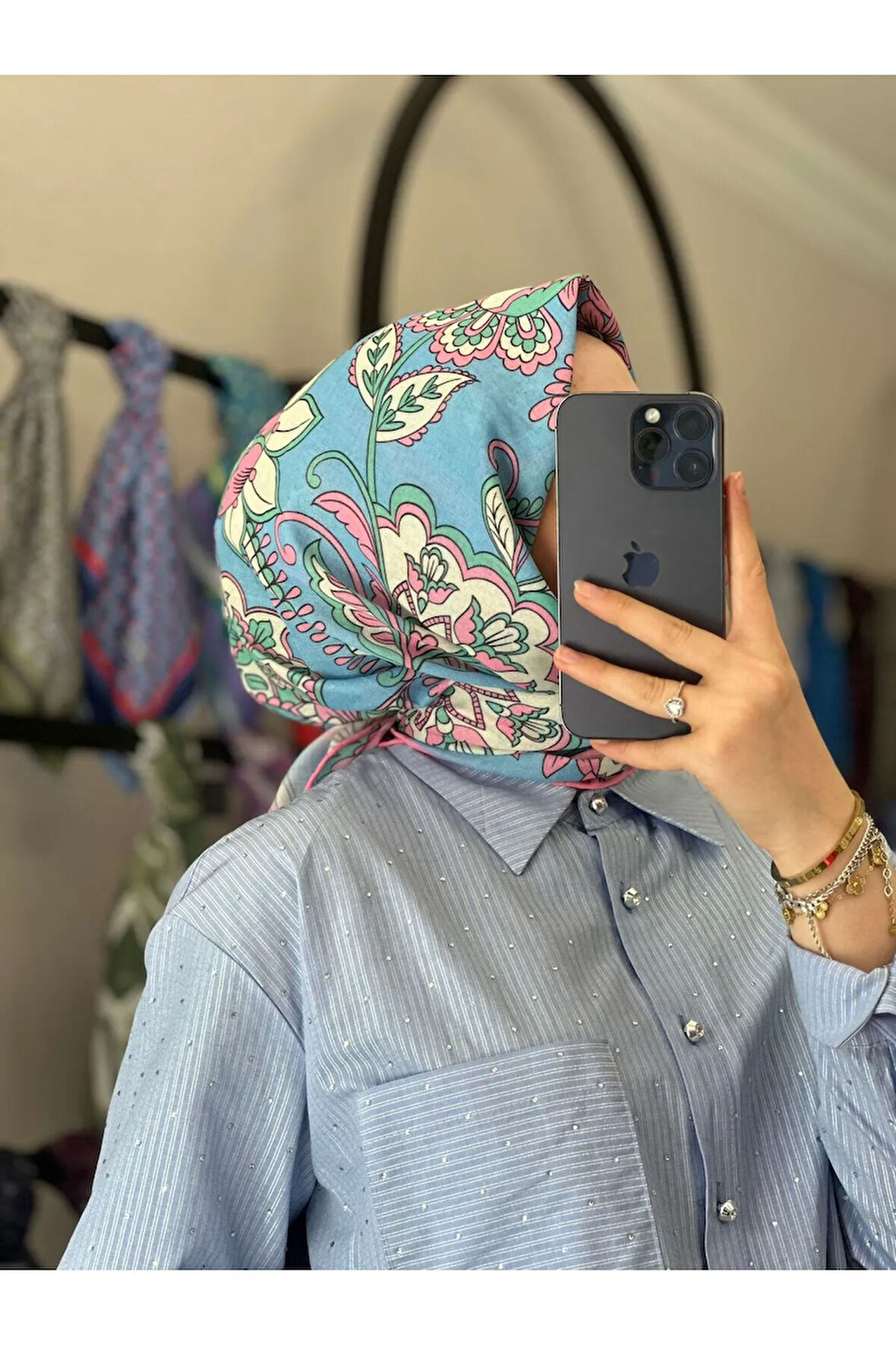 OSMANLI ÇİÇEĞİ SOFT EŞARP