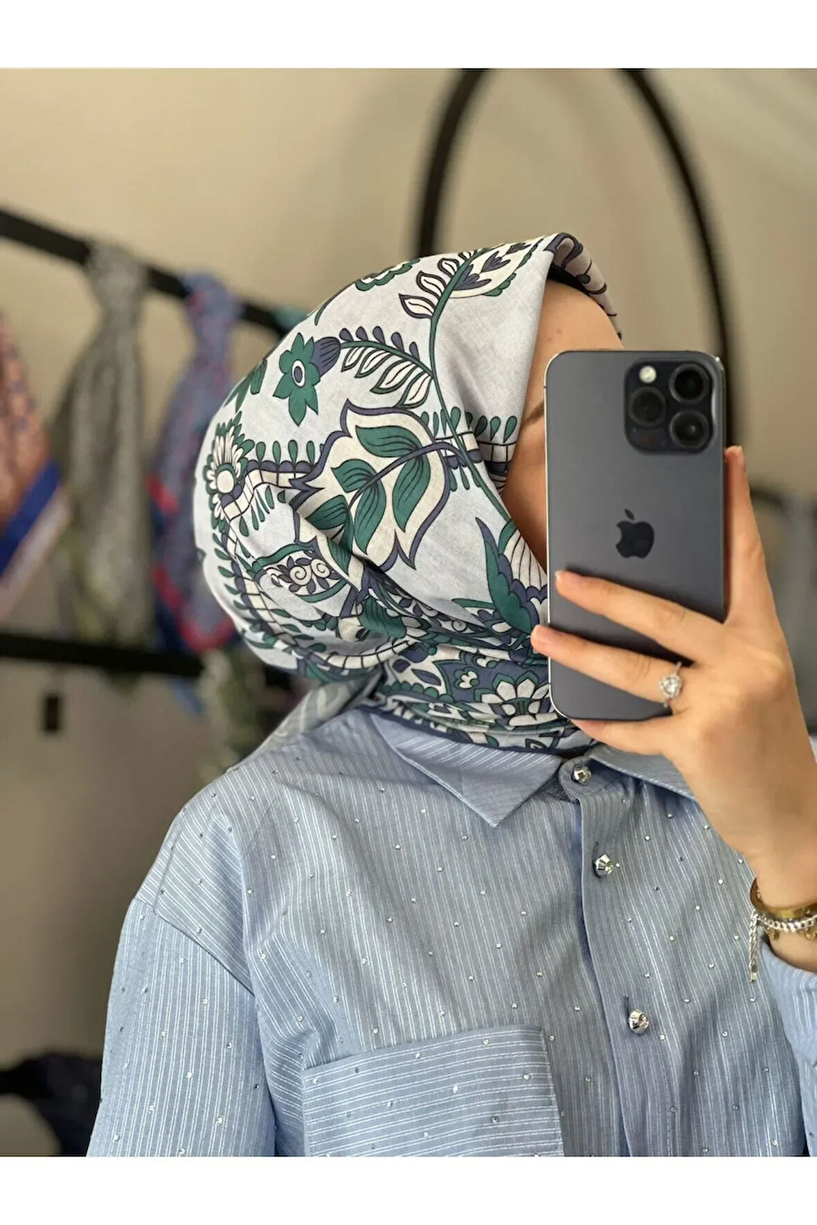 OSMANLI ÇİÇEĞİ SOFT EŞARP