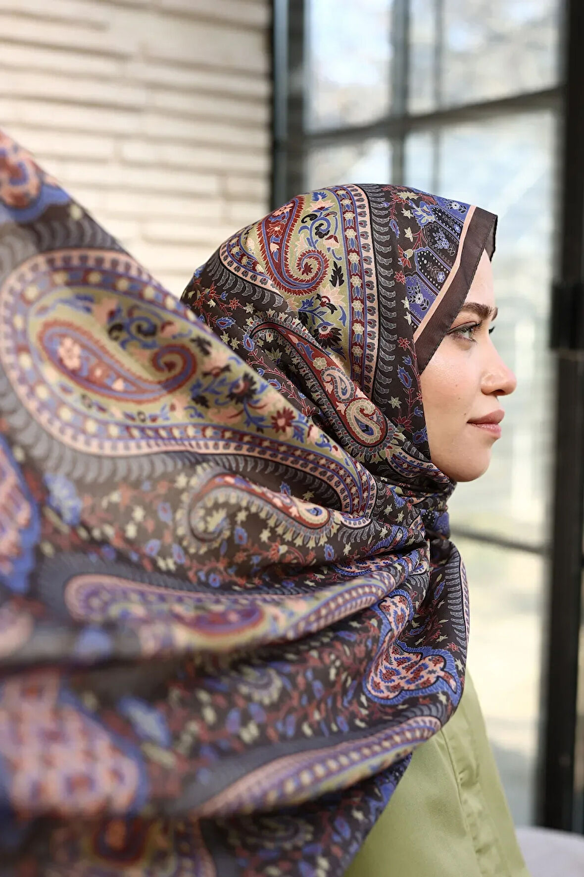 ETNİK DESEN PAMUK İPEK ŞAL