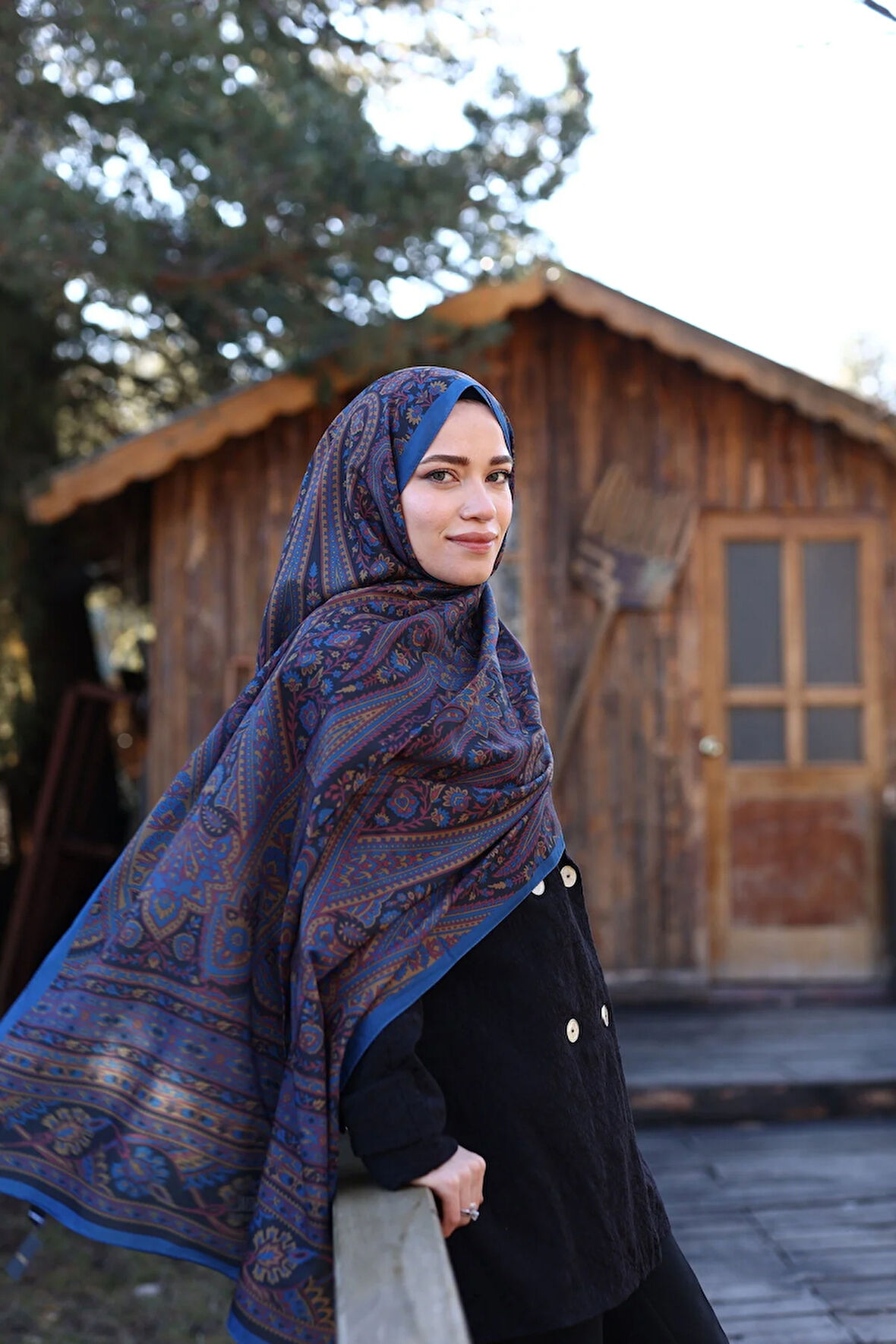 ETRO DESEN PAMUK İPEK ŞAL