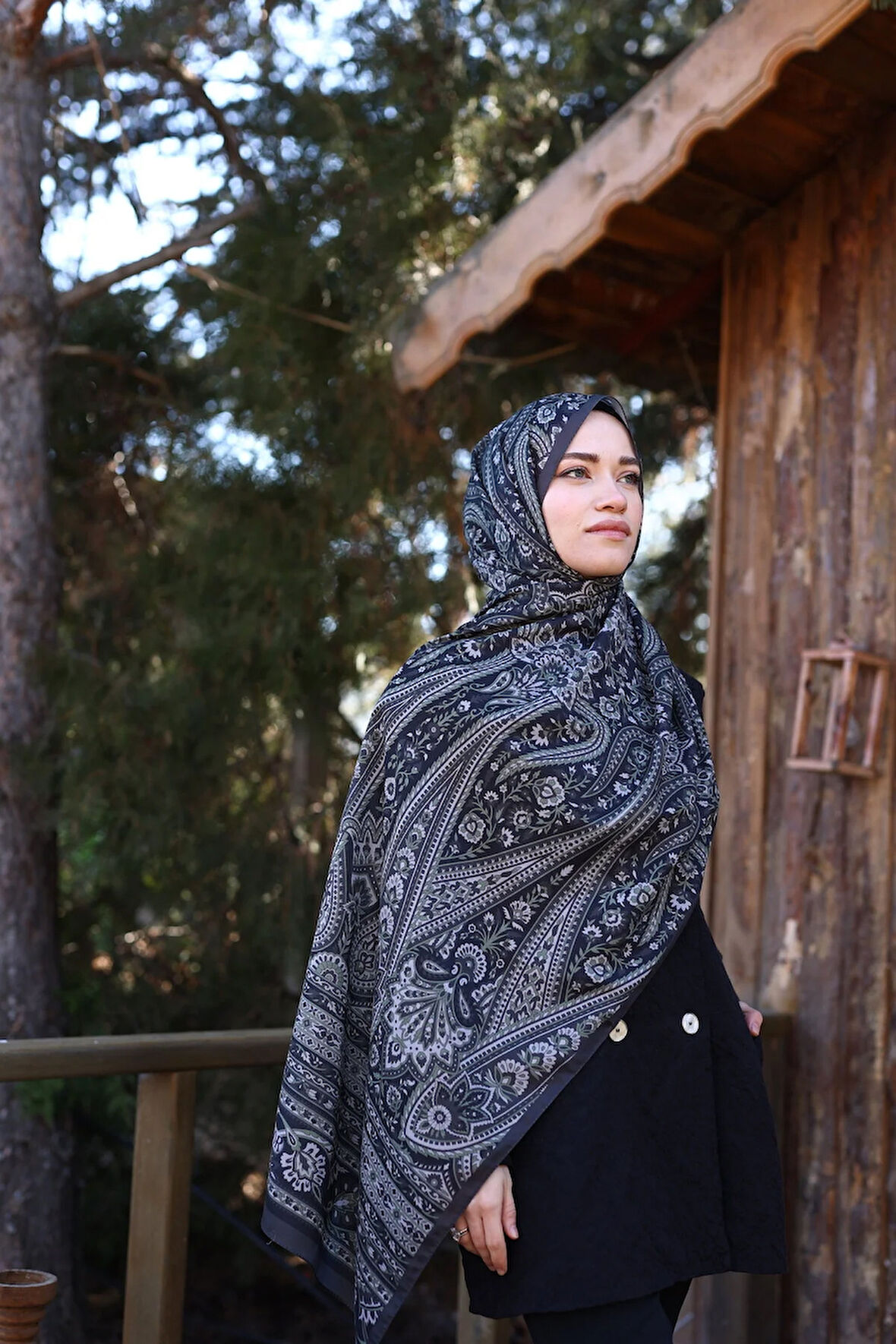 ETRO DESEN PAMUK İPEK ŞAL