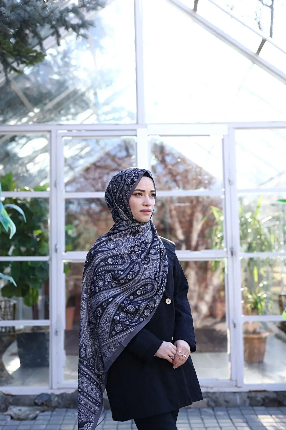 ETRO DESEN PAMUK İPEK ŞAL