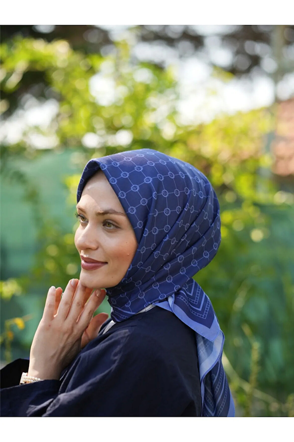 MONOGRAM PAMUKLU SOFT EŞARP