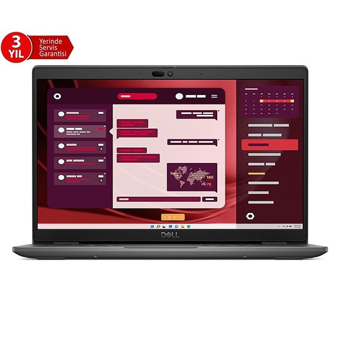 DELL NB LATITUDE N010L345014_U 210-bllkI7-1355 16GB 512SSD O/B 14 UBUNTU