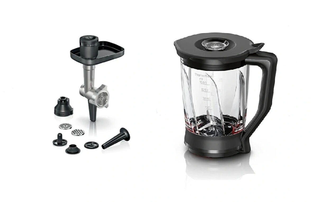 Bosch MUMS6ZS00 Serie 6 Mutfak Makinesi Uyumlu Aksesuar Tamamlama Seti 2Li Set