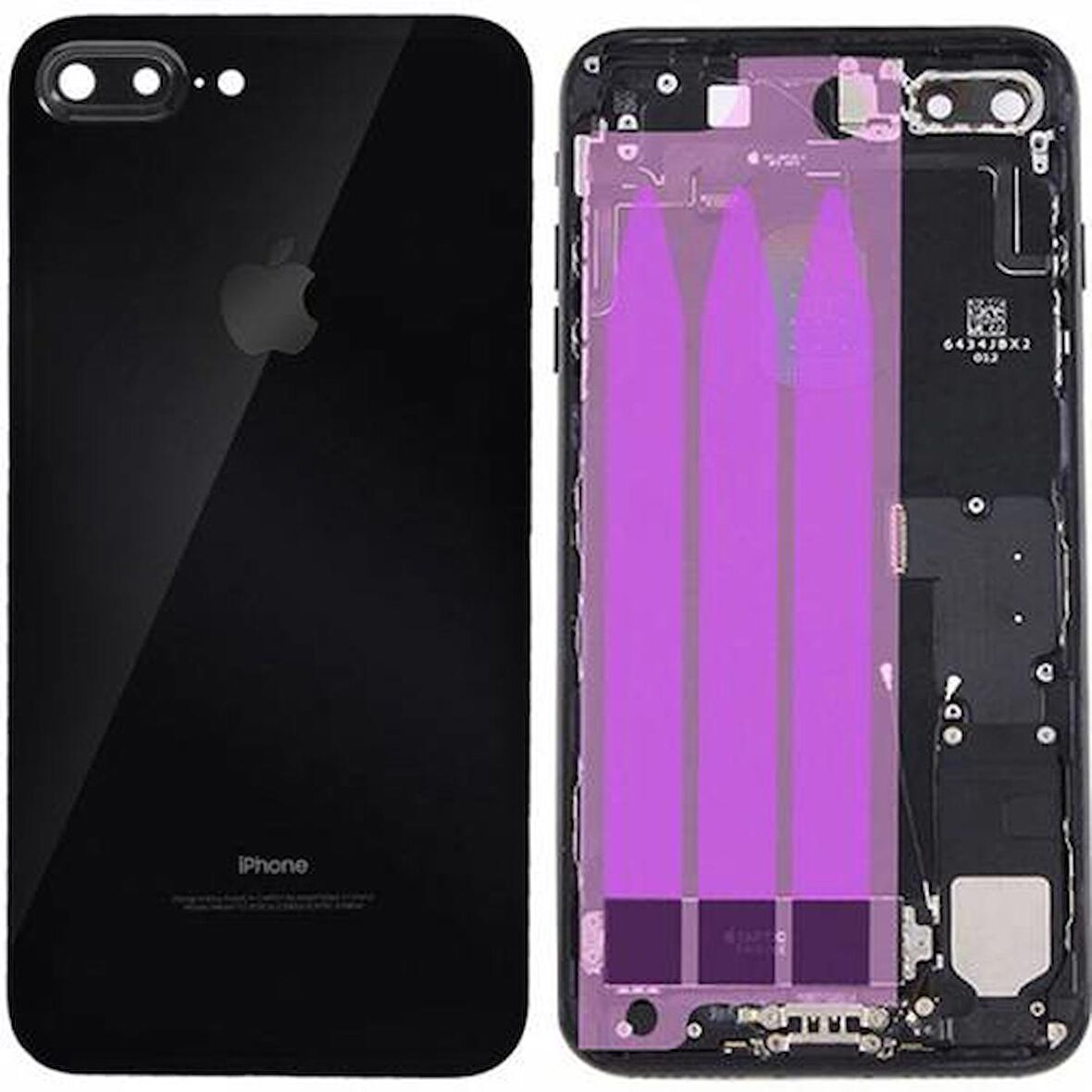Apple Iphone 7 Jet Black Dolu Kasa Kapak SÜPER KALİTE