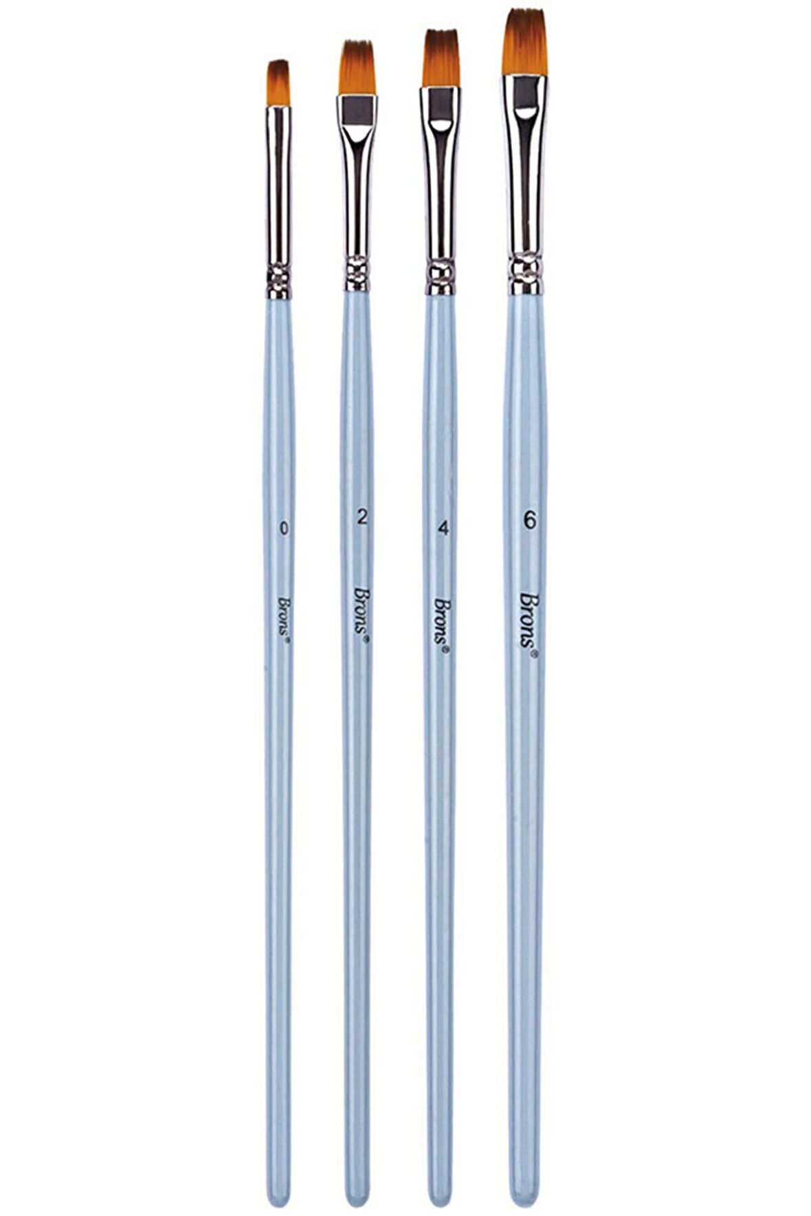 Brons Set8 BR-2207 Blister Fırça Seti 4lü