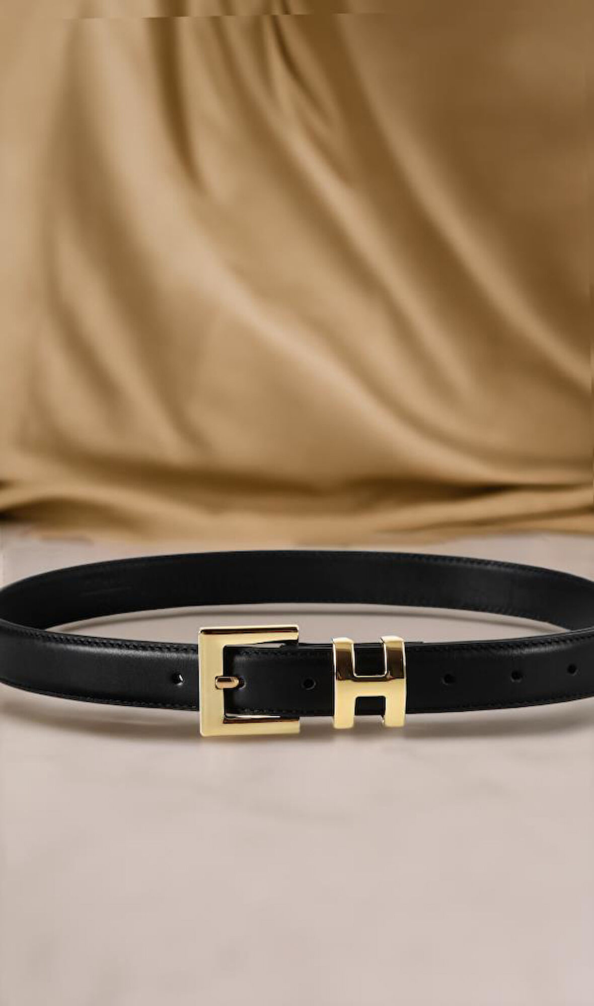 WİLLİAMPOLO Hakiki Deri Lüks Gold Toka Kadın Kemer