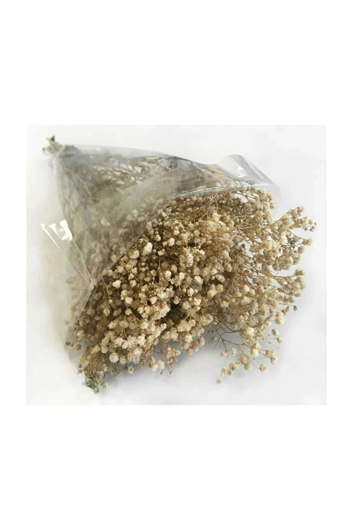 1 Demet Doğal Cipso Çiçek Naturel ( 18 Cm * 40 Cm ) ( 50 gram) Parti Süslemeleri