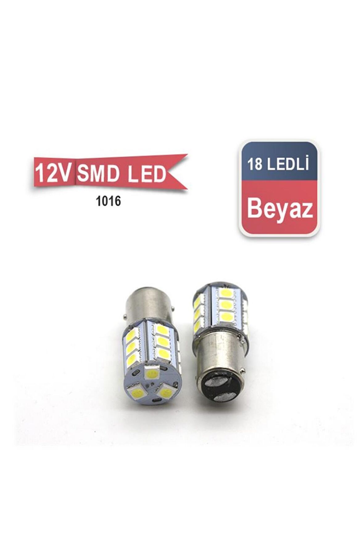 CARUB BR0403030 1016 TiP 12V AMPUL BEYAZ LED 18 LED