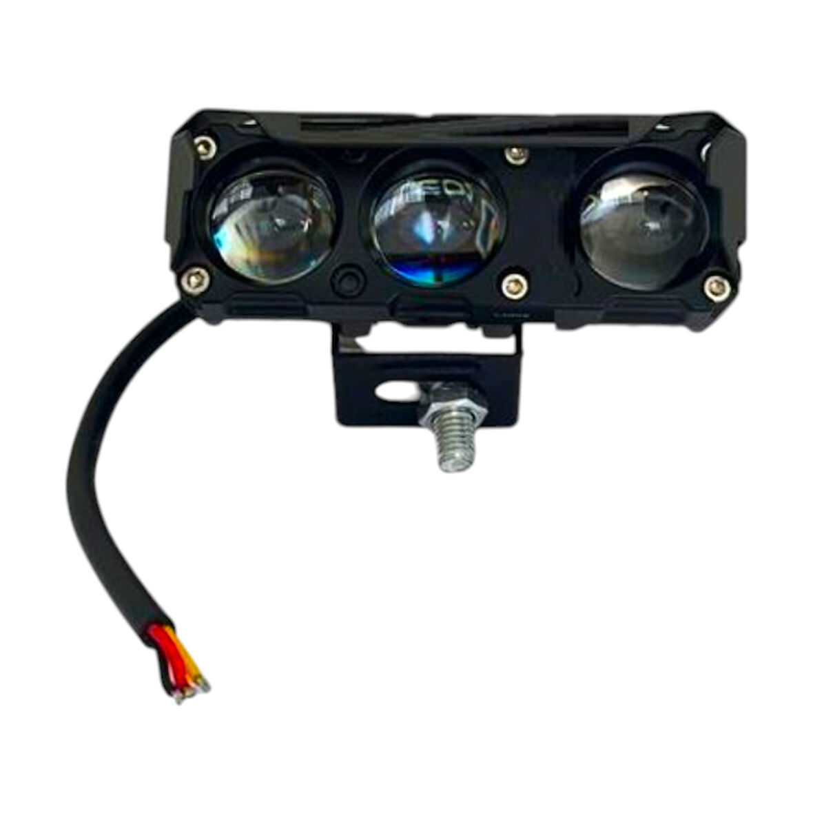 Carub Sis Farı Off-Road Mercekli 3 Led 12-80V 28W Sarı-Beyaz Mod