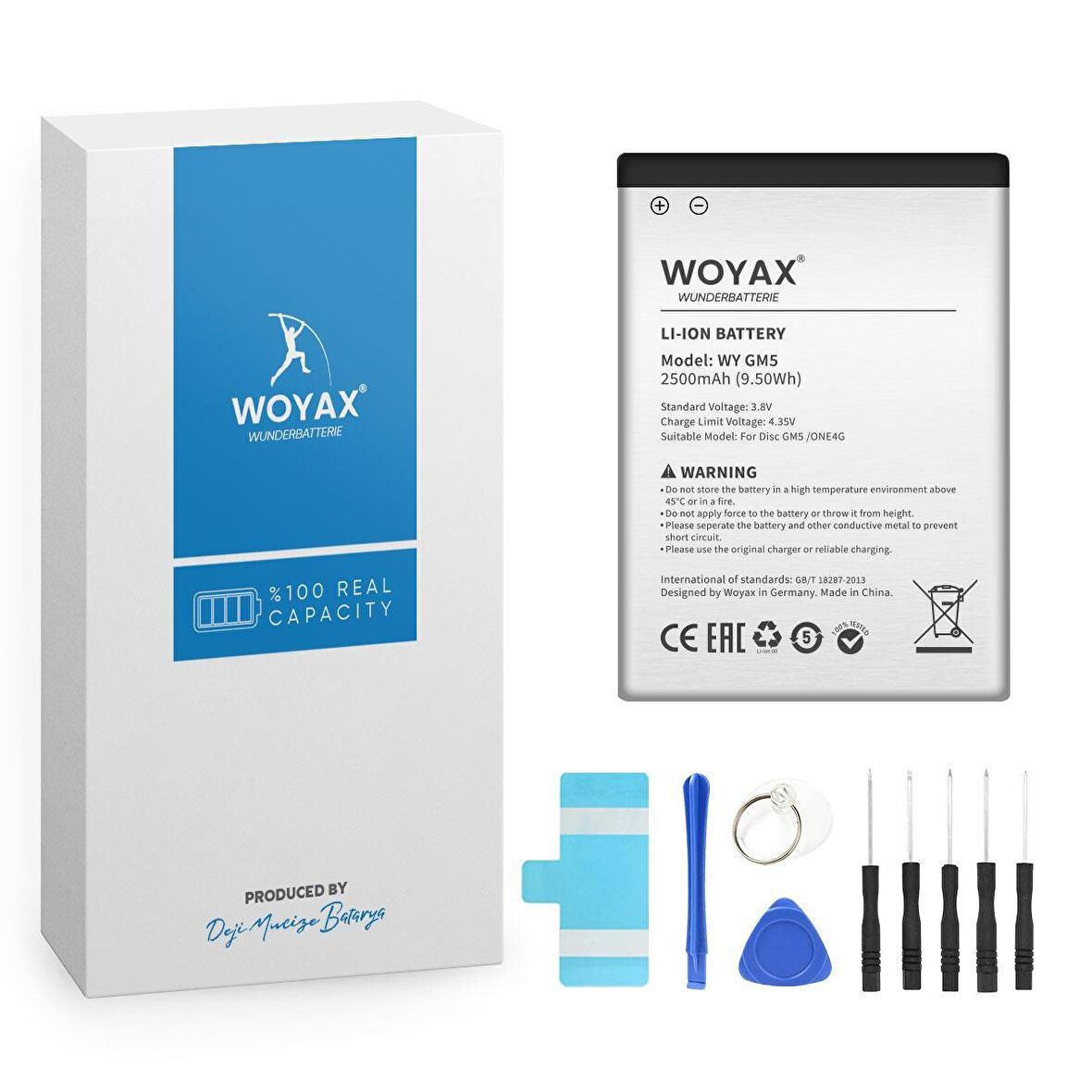 Woyax by Deji General Mobile Discovery GM ONE 4G / GM5 Batarya