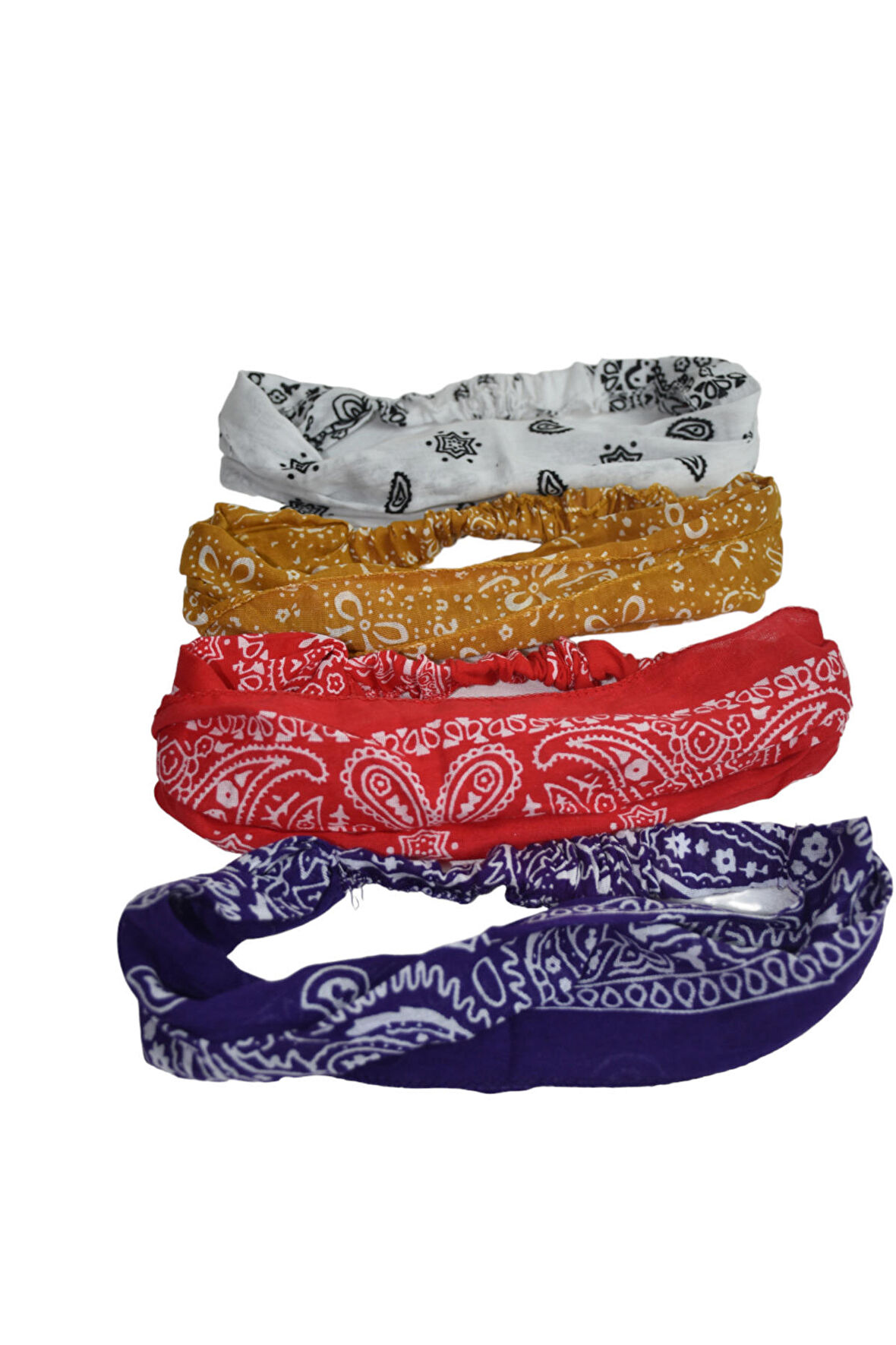 Lastikli Bandana 4 lü set