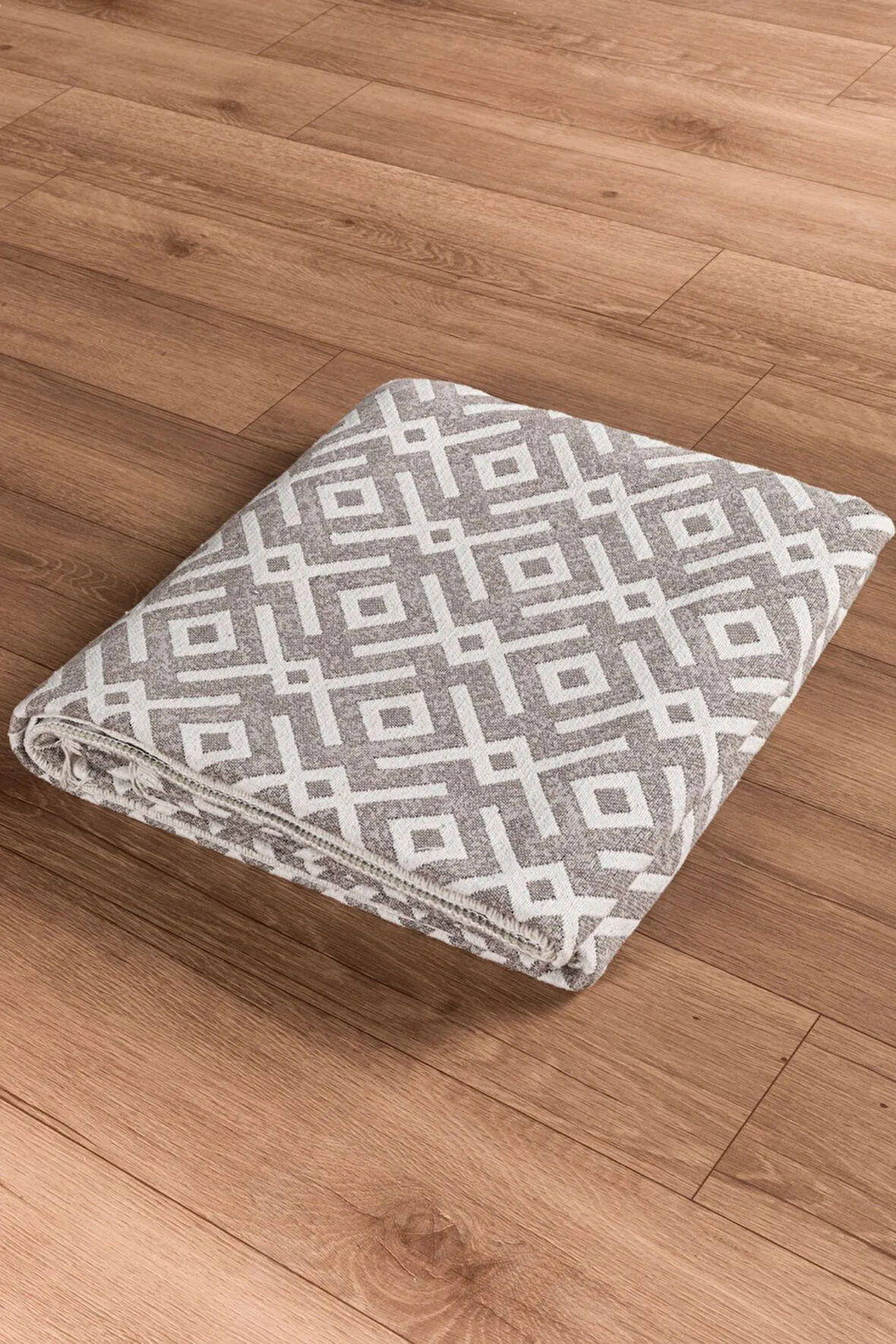Arya Vl Çift Taraflı,katlanabilir,yıkanabilir,yüksek Kalite Pamuk Salon,oturma Odası,balkon Kilim Krem-Bej2