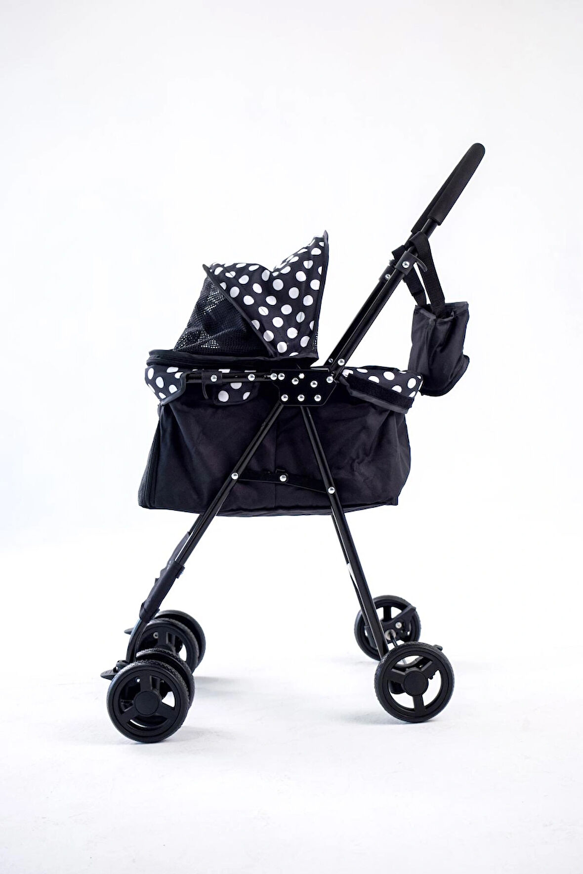 Zampa Perez Kedi̇&amp;Köpek Arabası Si̇yah 42x63x89 Cm