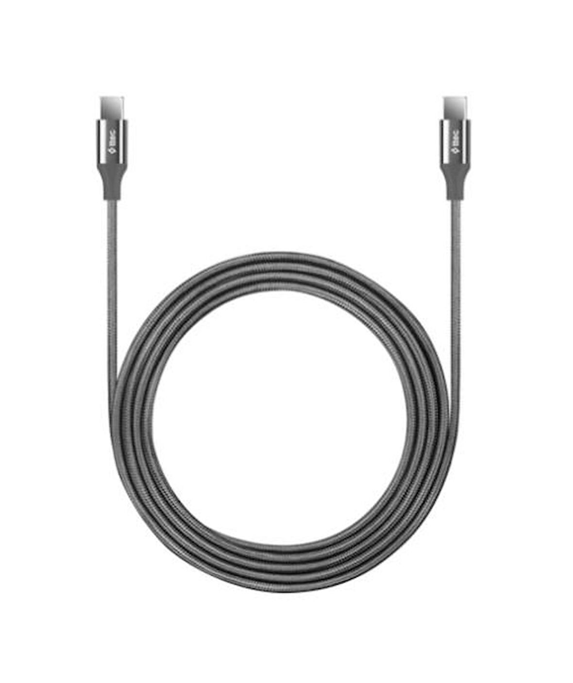 Ttec Super Şarj Örgü Tasarım 2Mt 65W Type c Şarj Kablosu Samsung Huawei Macbook Tablet Şarj Kablo
