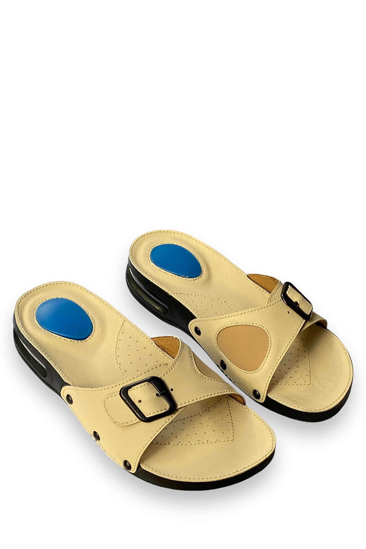 Vixen Air Taban Jelli Ortopedik Topuk Dikeni Terliği Ortopedik Kadın Günlük Terlik