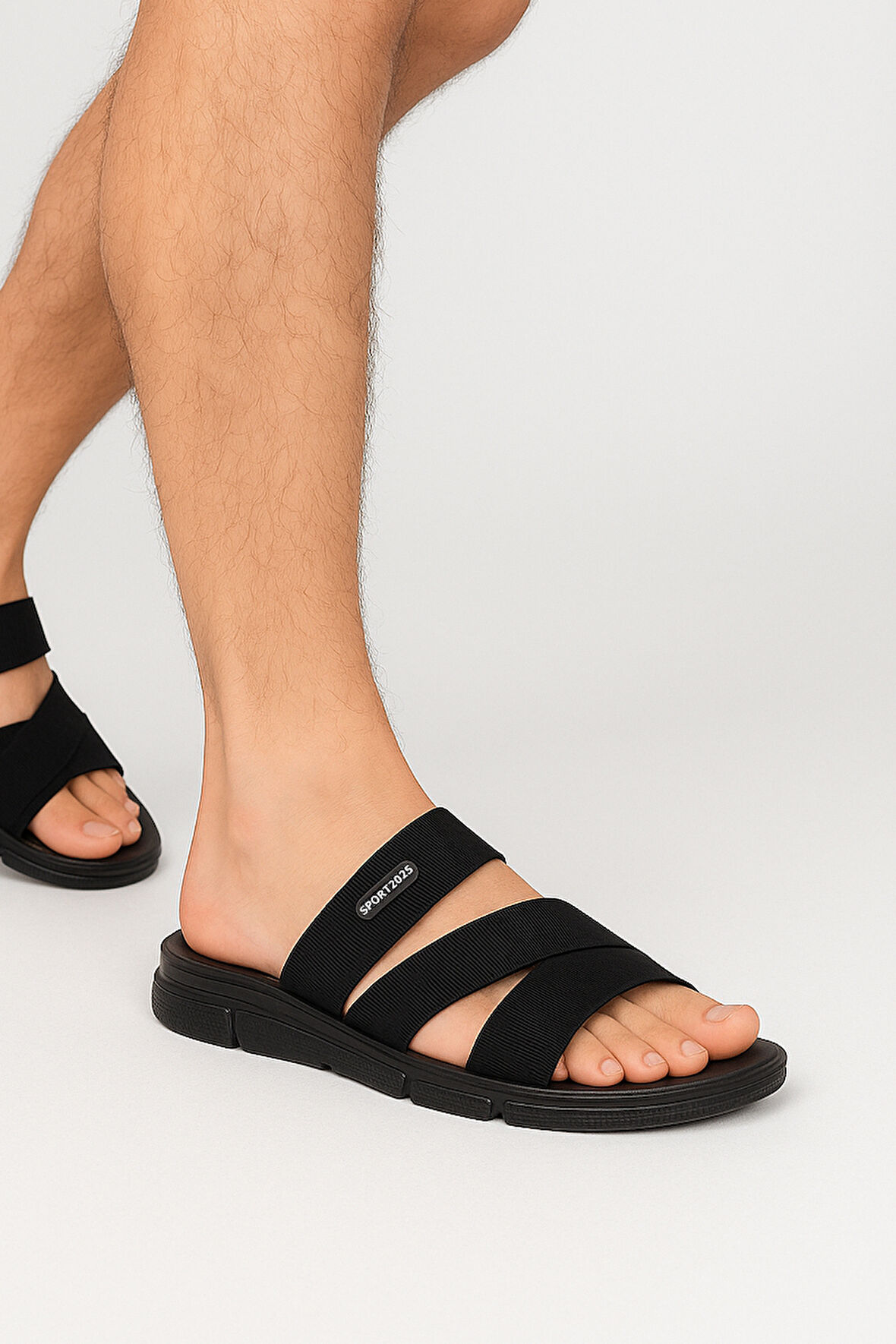 ALB 5667 Anatomik Dayanıklı Günlük Erkek Terlik Bahçe Yazlık Sokak Terliği