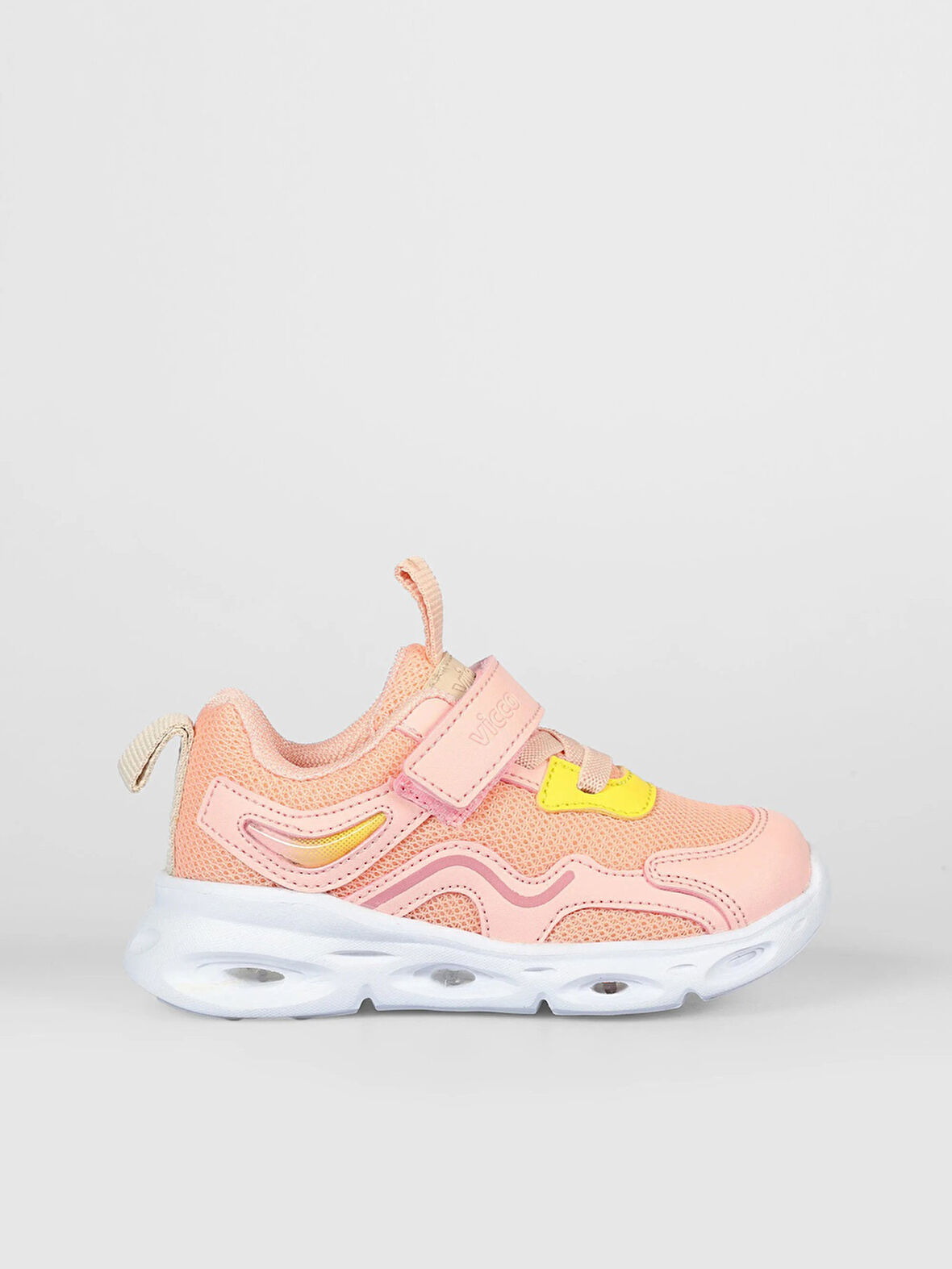 Vicco Rony Çocuk Hafif Rahat Taban Cırtlı Renkli Işıklı Günlük Spor Ayakkabı