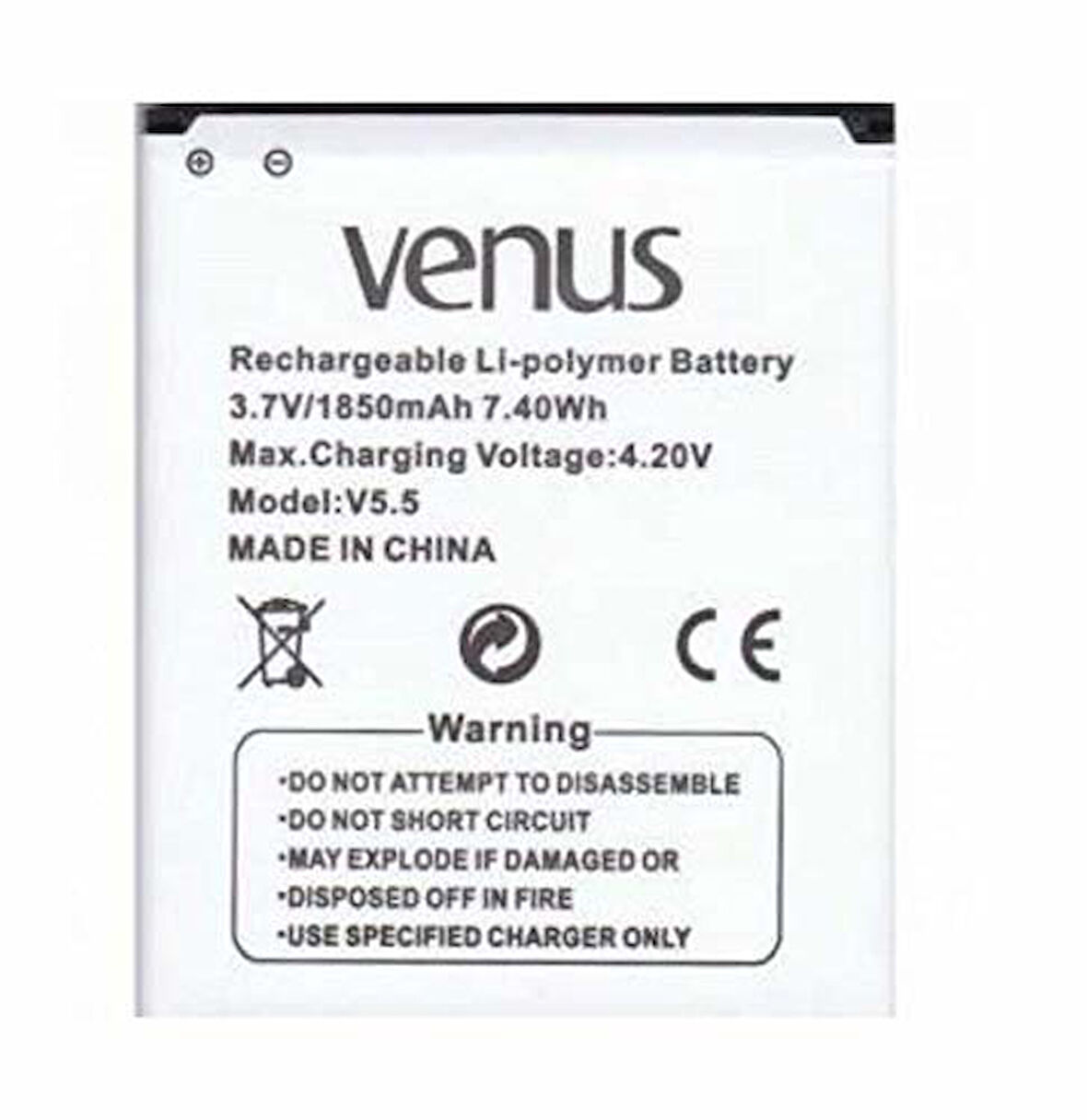 VESTEL VENÜS 5.5 PİL BATARYA 1850 mAh