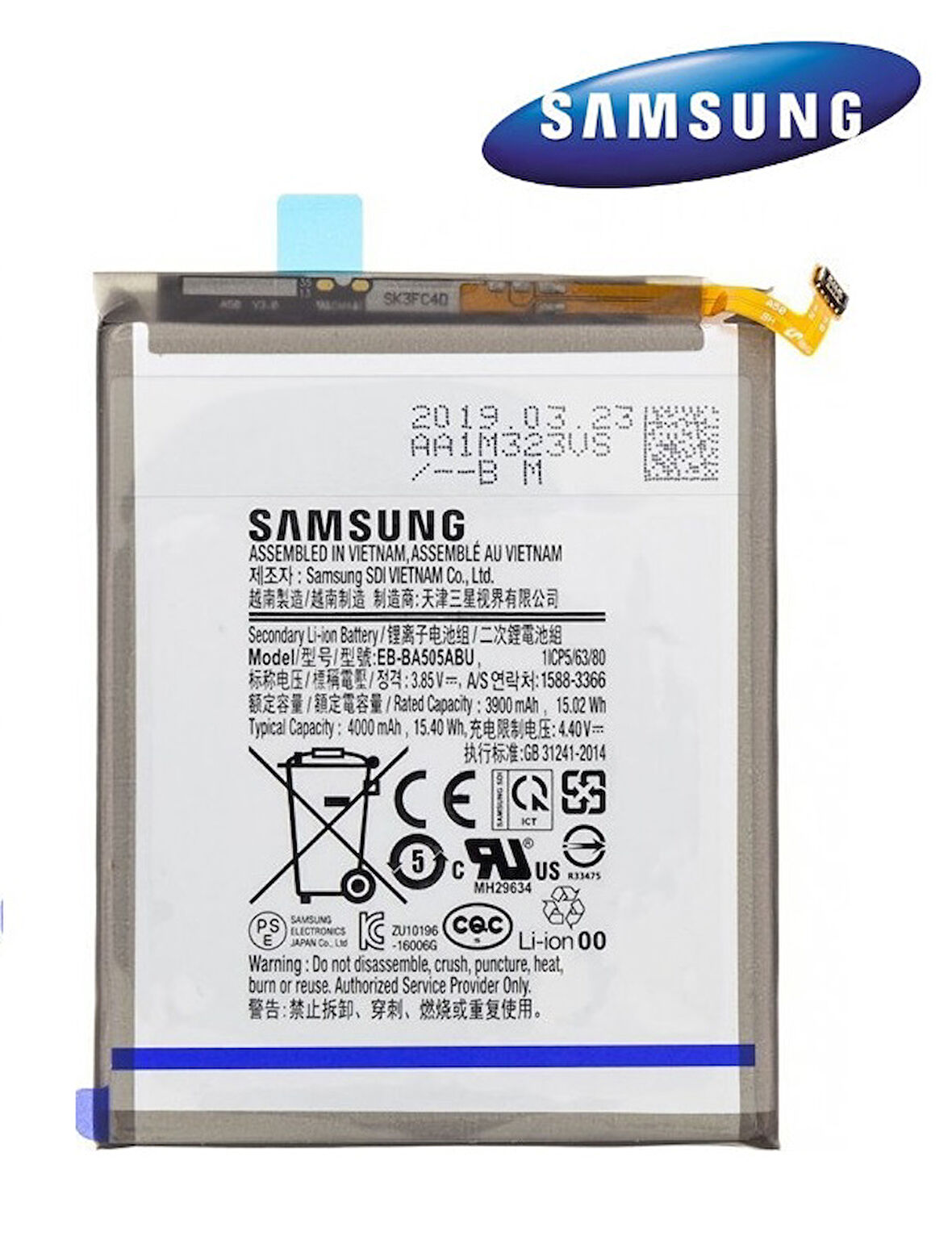 Samsung A20 Pil Batarya EB-BA505ABU Servis