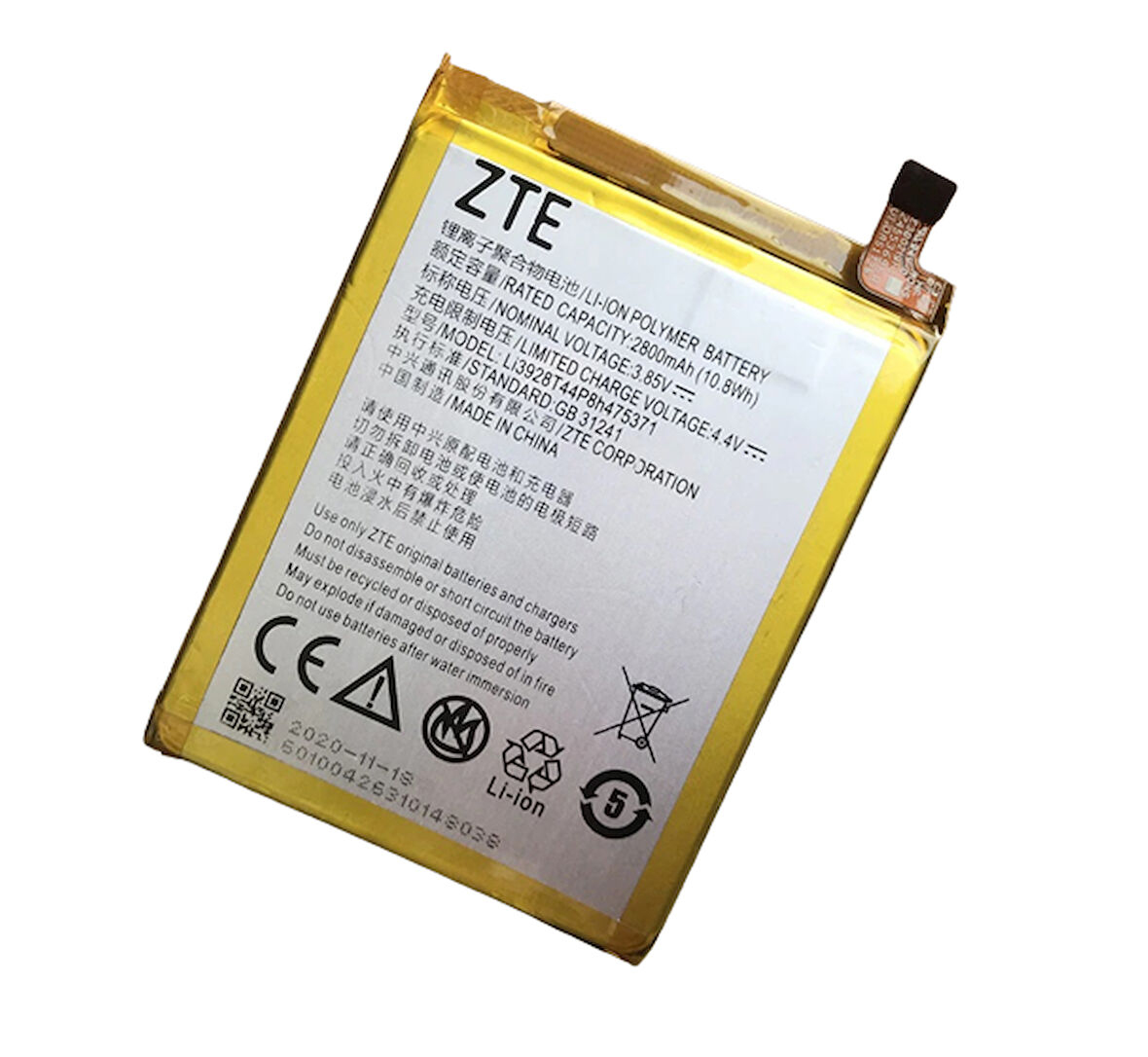 Zte Blade V8 Mini Batarya Pil