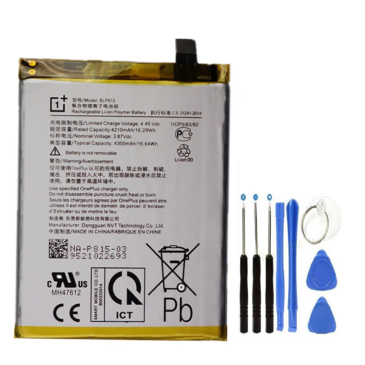 Axya OnePlus Nord N10 5G Pil Batarya ve Tamir Seti