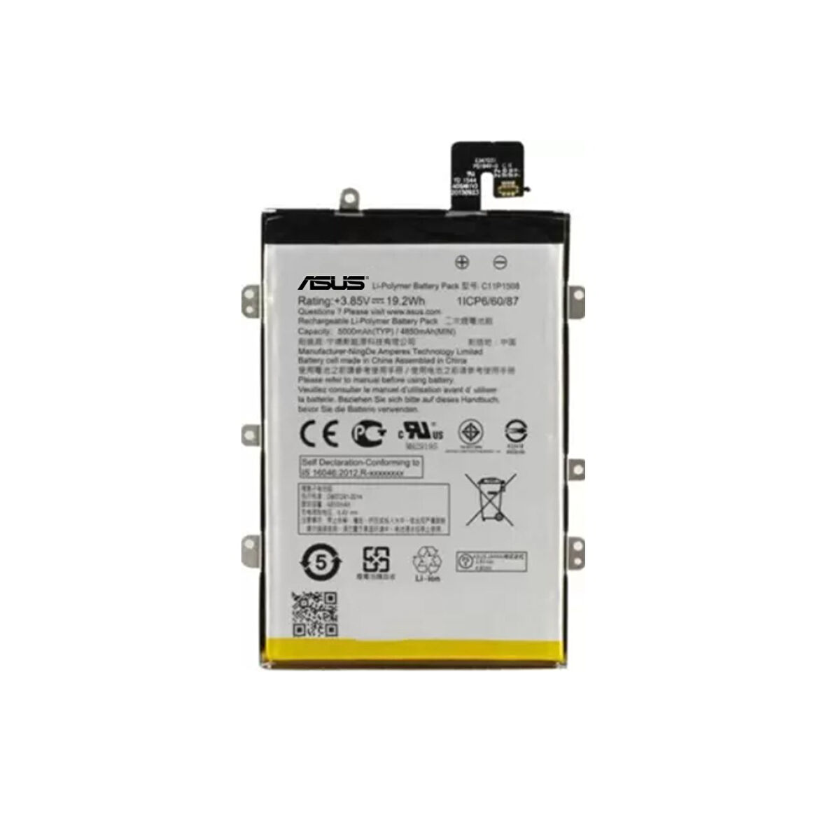 Axya ASUS ZENFONE MAX PİL BATARYA ZC550KL C11P1508 Servis Çıkması