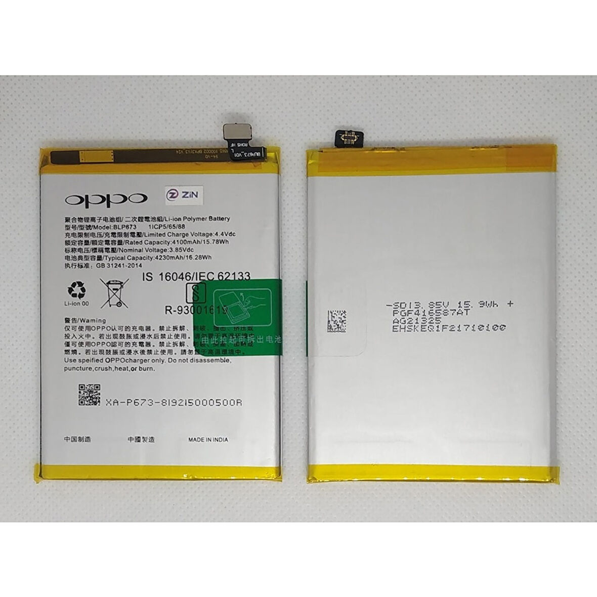 Axya Oppo A15S Batarya Pil Blp817 Tamir Seti